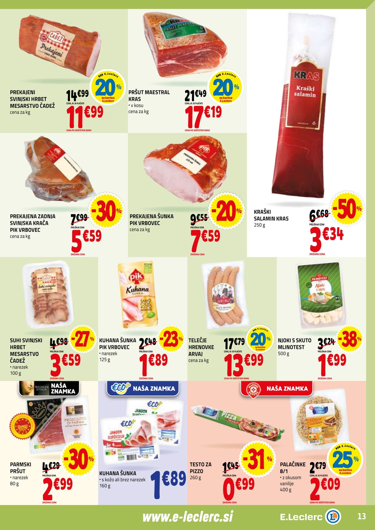 Stran 13. E.Leclerc kataloga - Akcijska Ponudba od Srede od 14.02.2026.