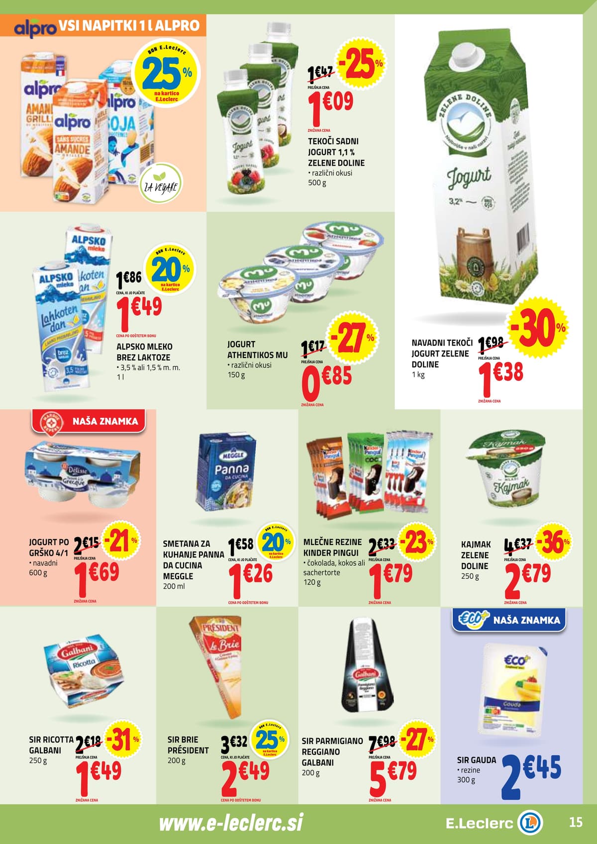 Stran 15. E.Leclerc kataloga - Akcijska Ponudba od Srede od 14.02.2026.