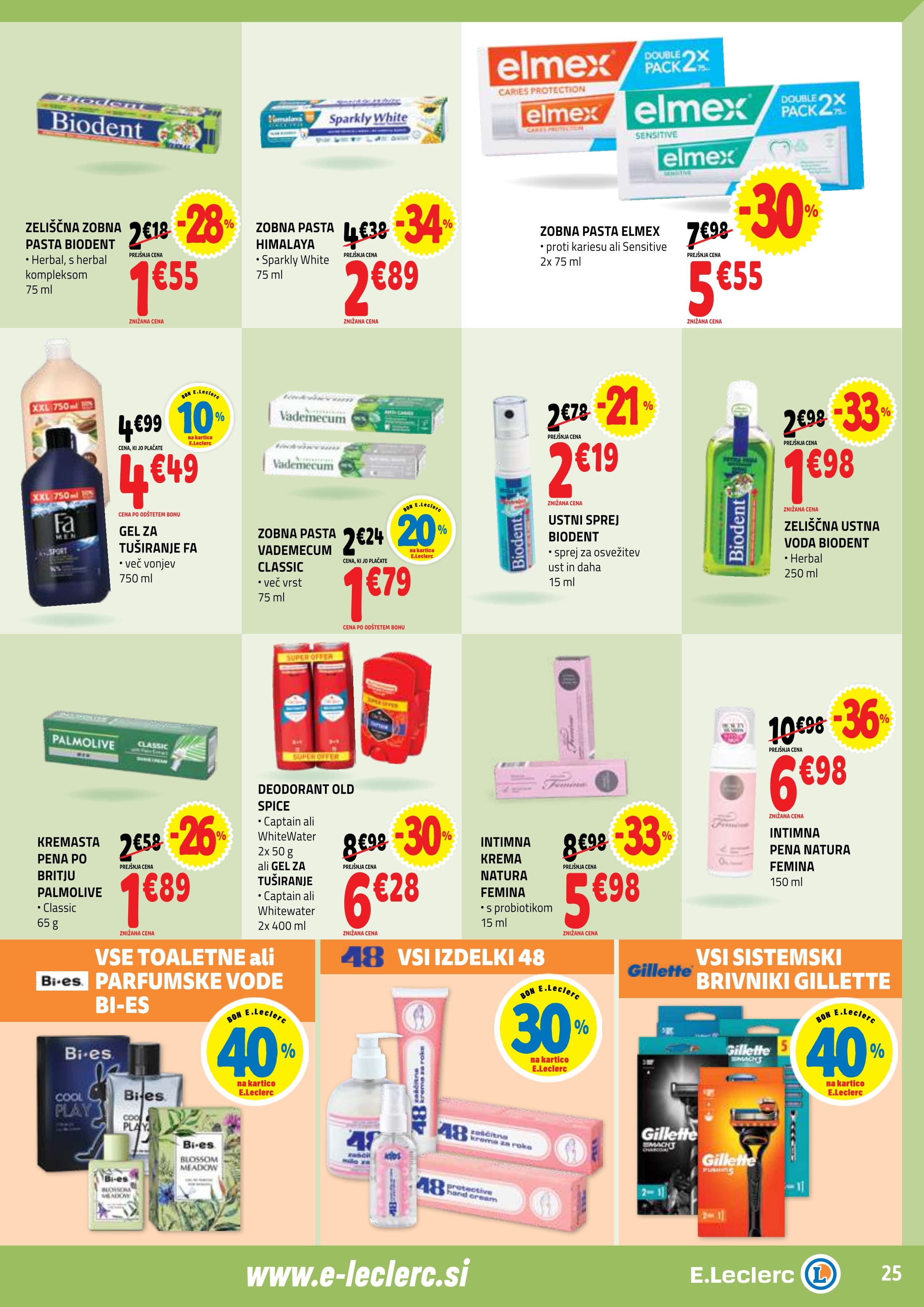 Stran 25. E.Leclerc kataloga - Akcijska Ponudba od Srede