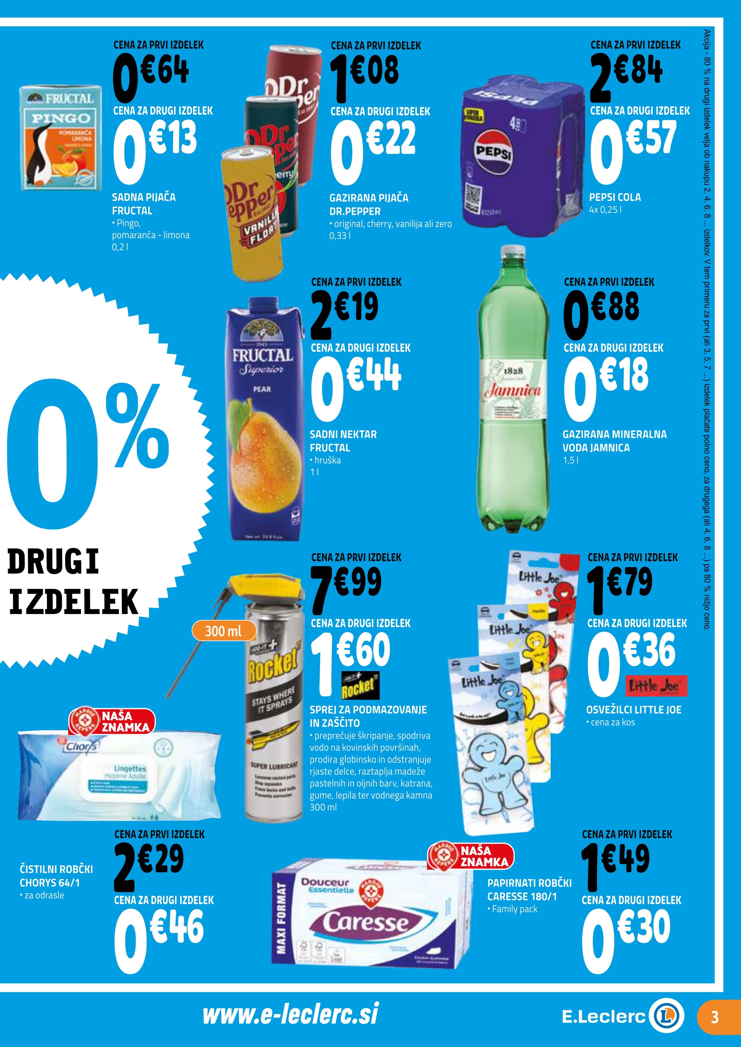 Stran 3. E.Leclerc kataloga - Akcijska Ponudba od Srede