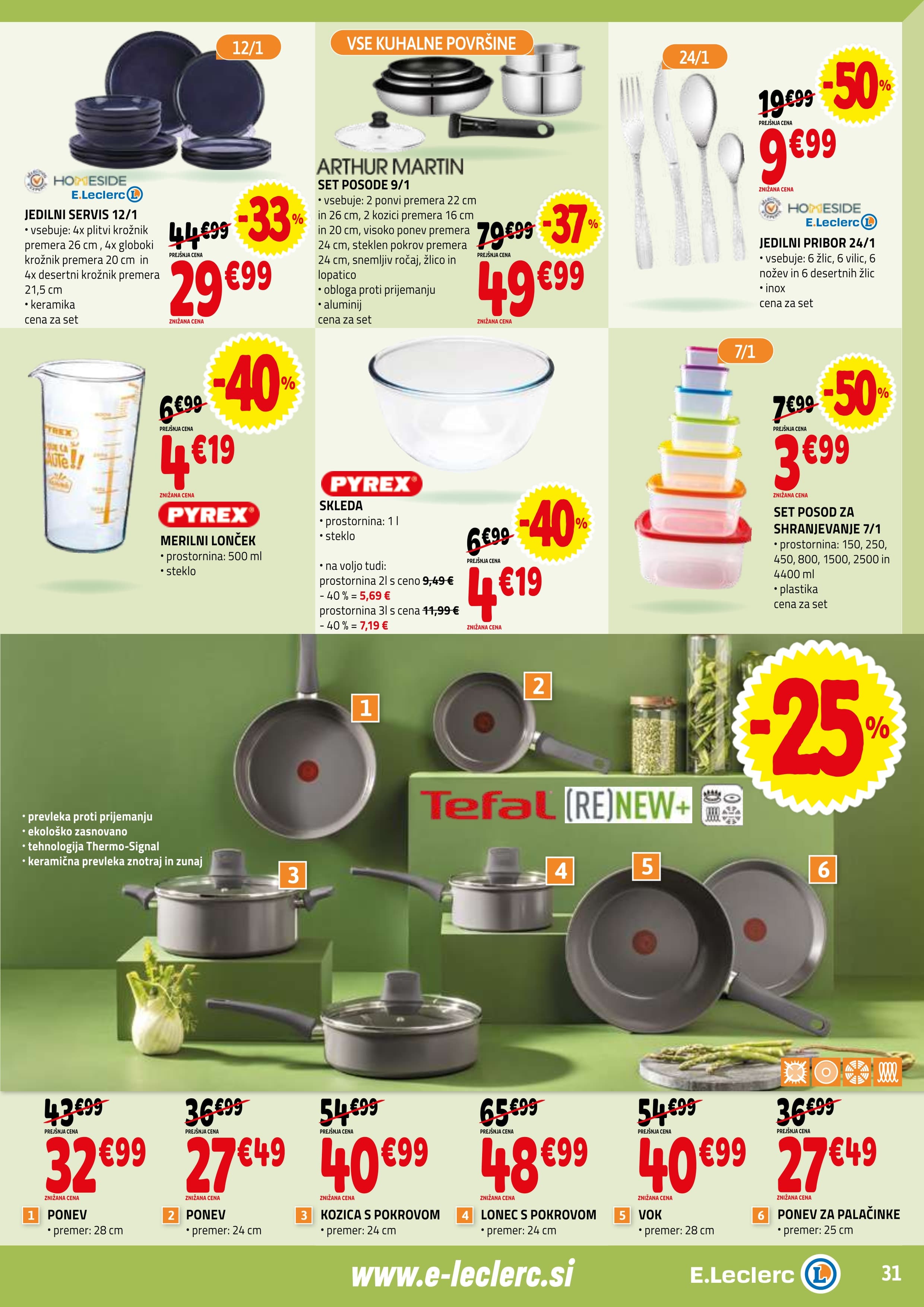 Stran 31. E.Leclerc kataloga - Akcijska Ponudba od Srede