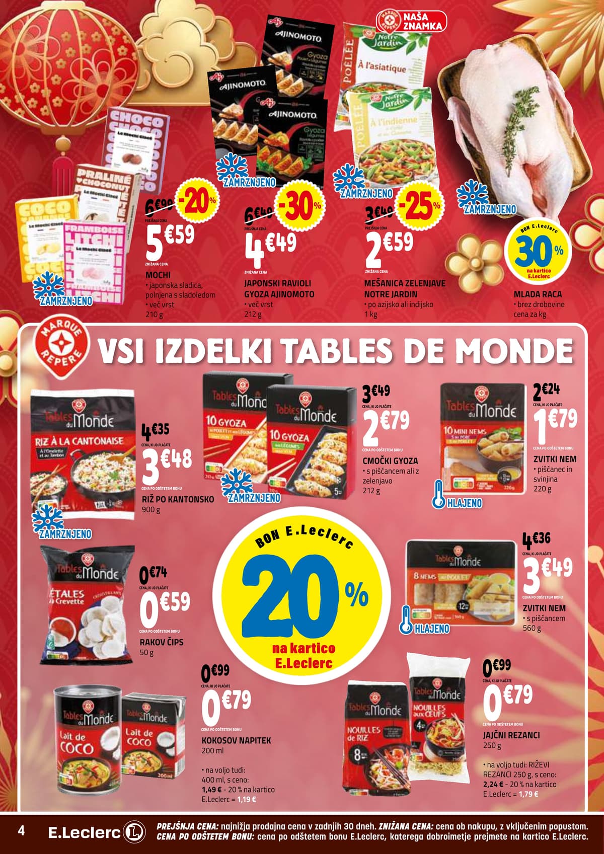 Stran 4. E.Leclerc kataloga - Akcijska Ponudba od Srede od 14.02.2026.