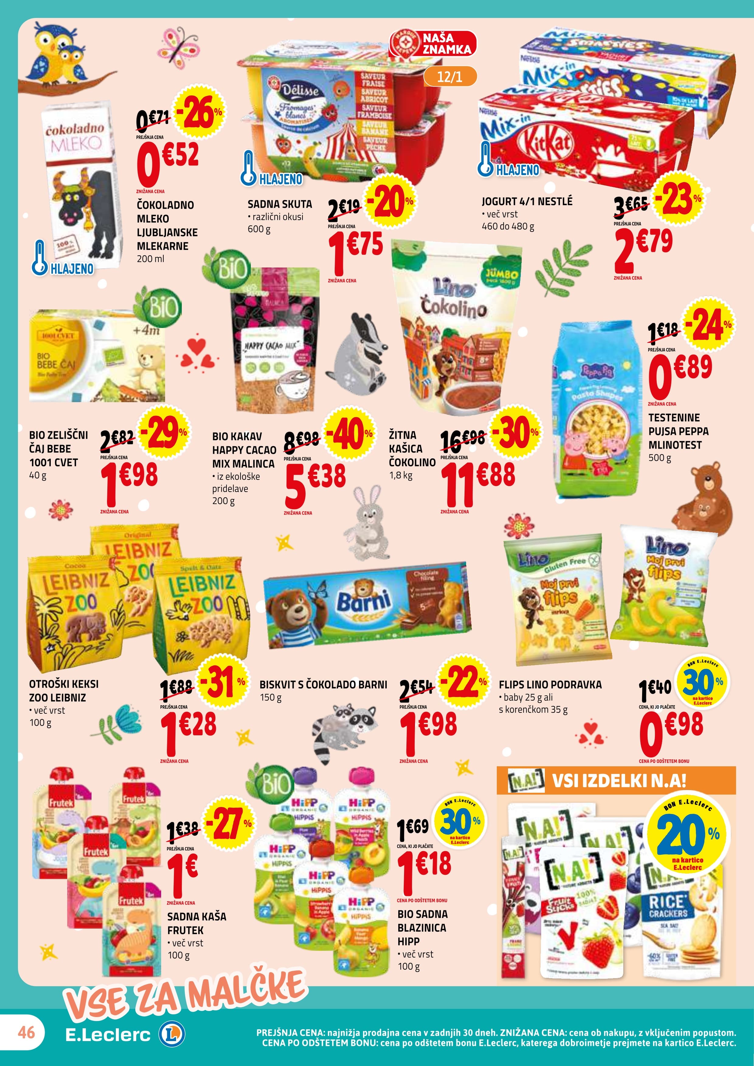 Stran 46. E.Leclerc kataloga - Akcijska Ponudba od Srede