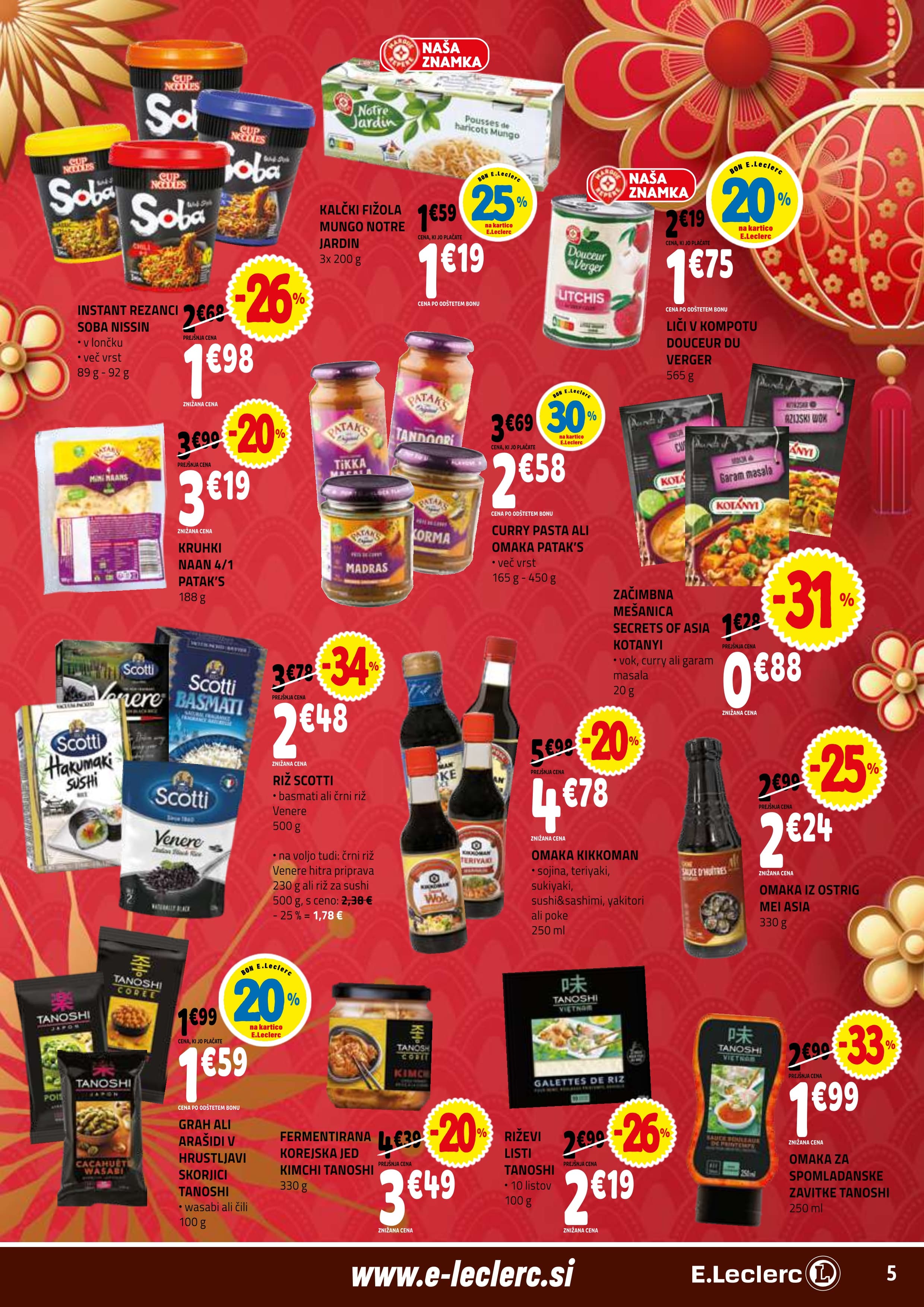 Stran 5. E.Leclerc kataloga - Akcijska Ponudba od Srede