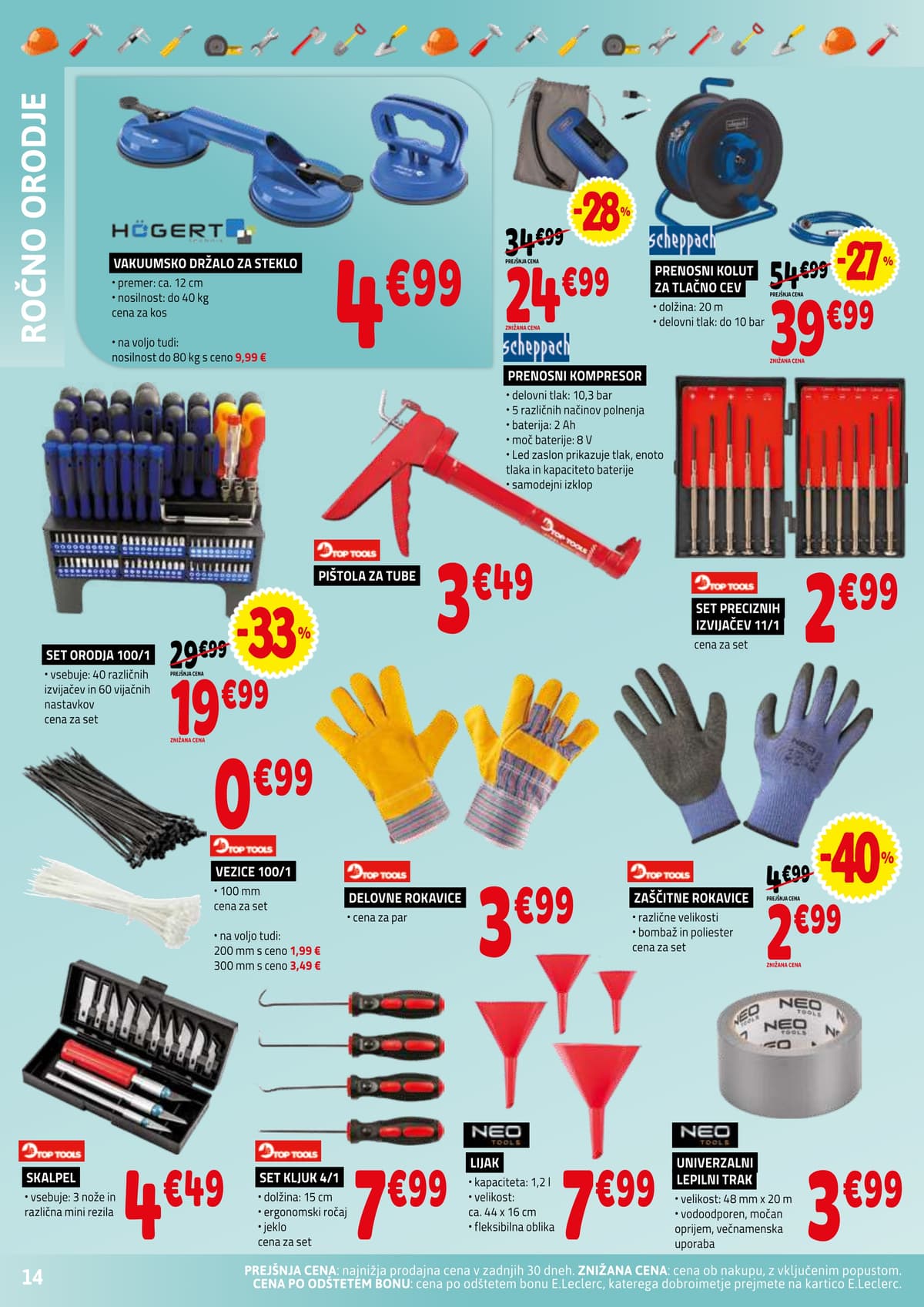 Stran 14. E.Leclerc kataloga - Vse za Mojstre od 14.02.2026.