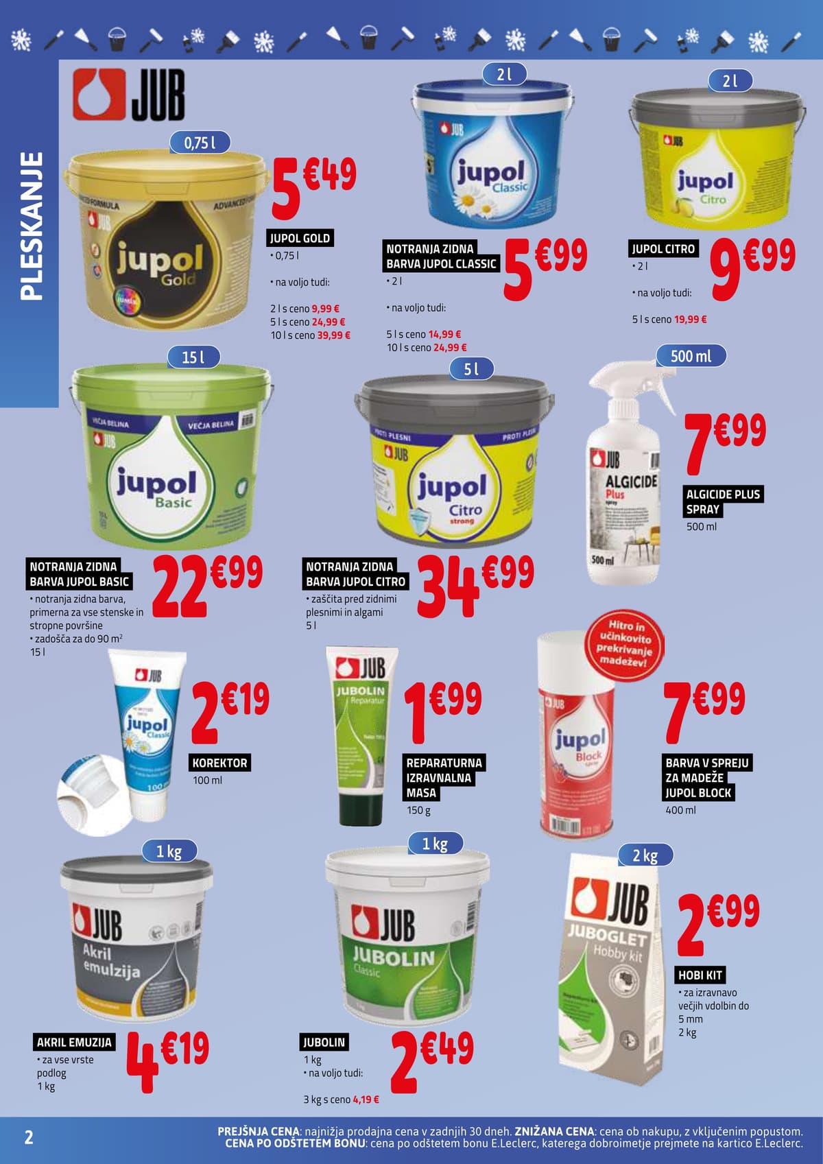 Stran 2. E.Leclerc kataloga - Vse za Mojstre od 14.02.2026.