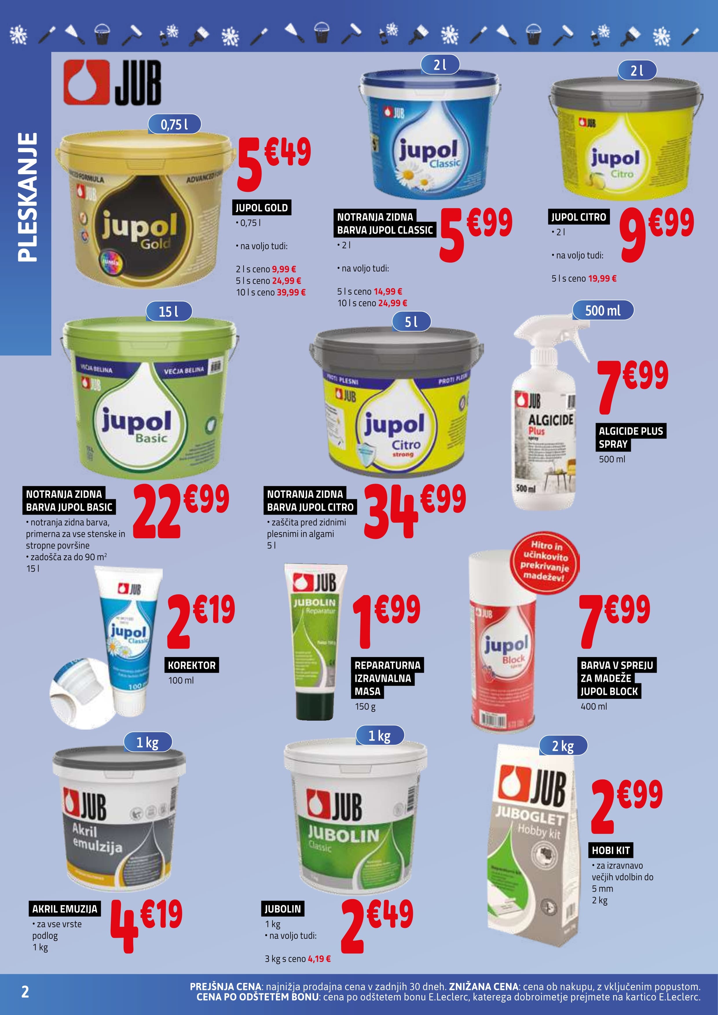 Stran 2. E.Leclerc kataloga - Vse za Mojstre