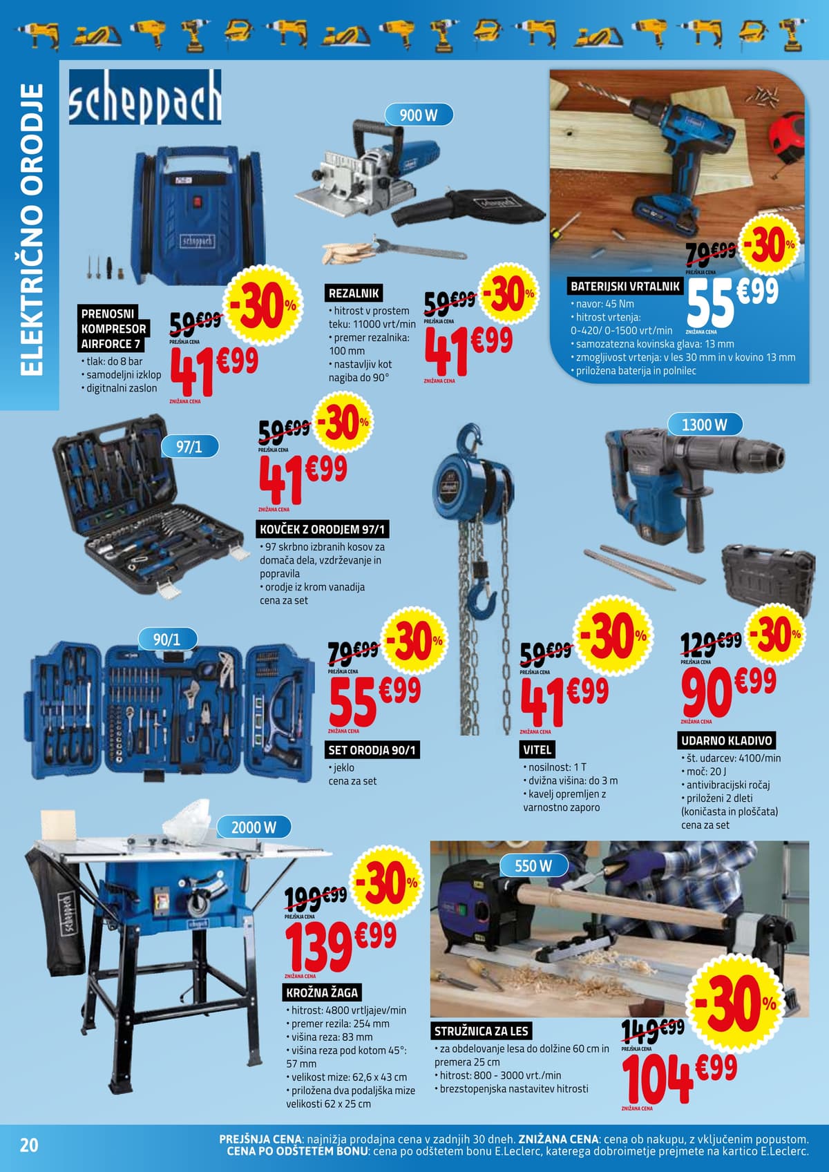 Stran 20. E.Leclerc kataloga - Vse za Mojstre od 14.02.2026.