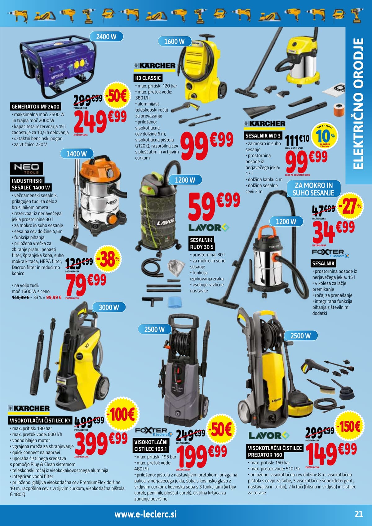 Stran 21. E.Leclerc kataloga - Vse za Mojstre od 14.02.2026.