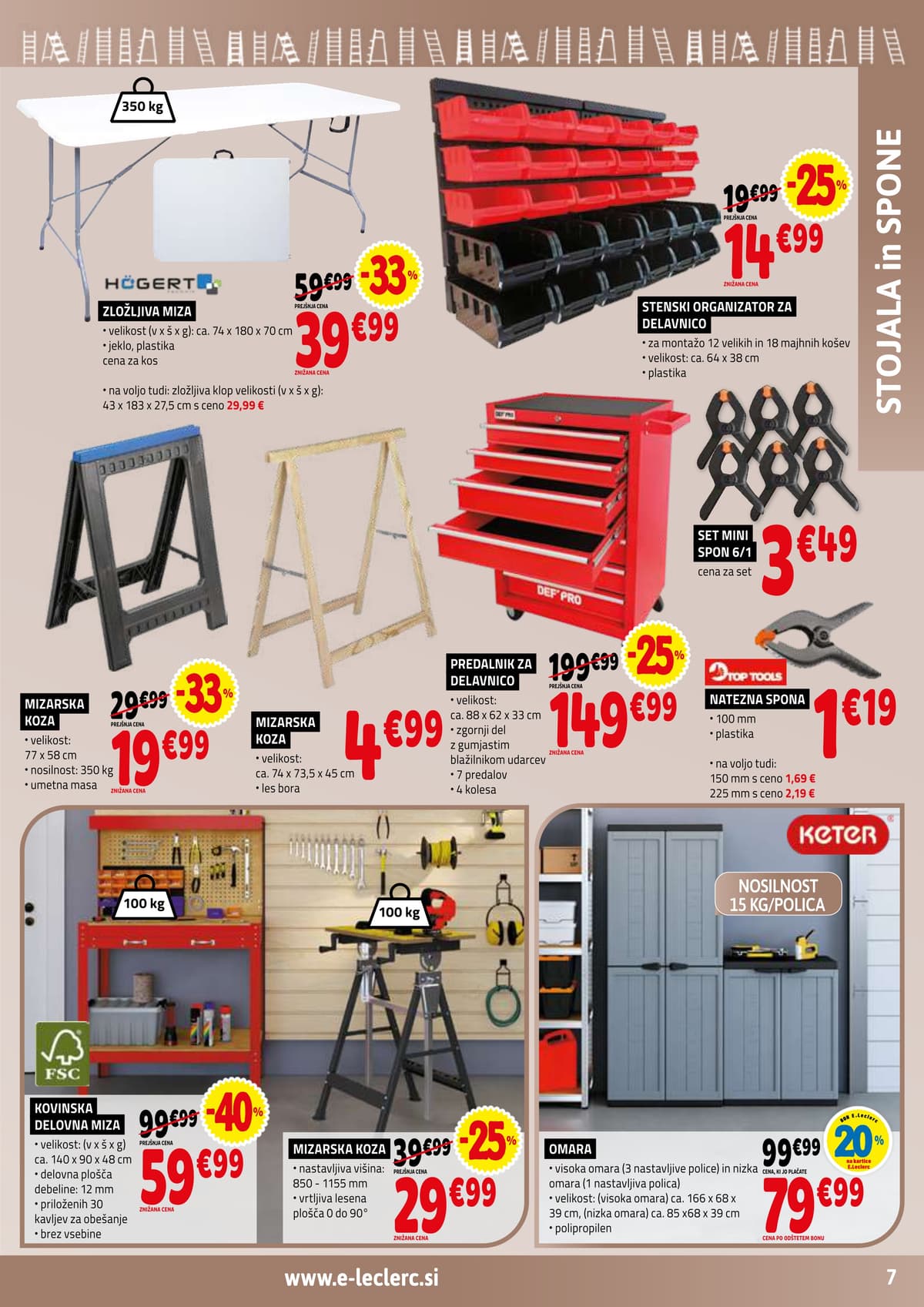 Stran 7. E.Leclerc kataloga - Vse za Mojstre od 14.02.2026.