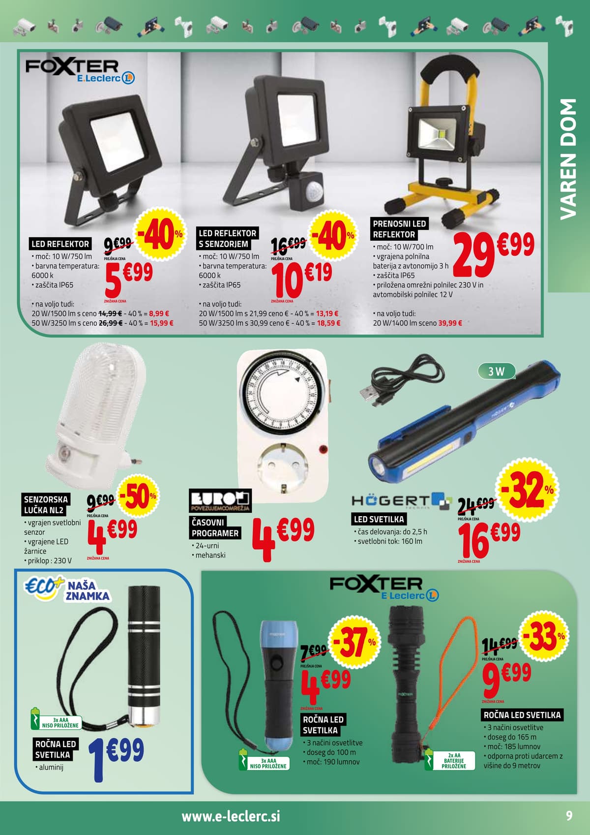 Stran 9. E.Leclerc kataloga - Vse za Mojstre od 14.02.2026.