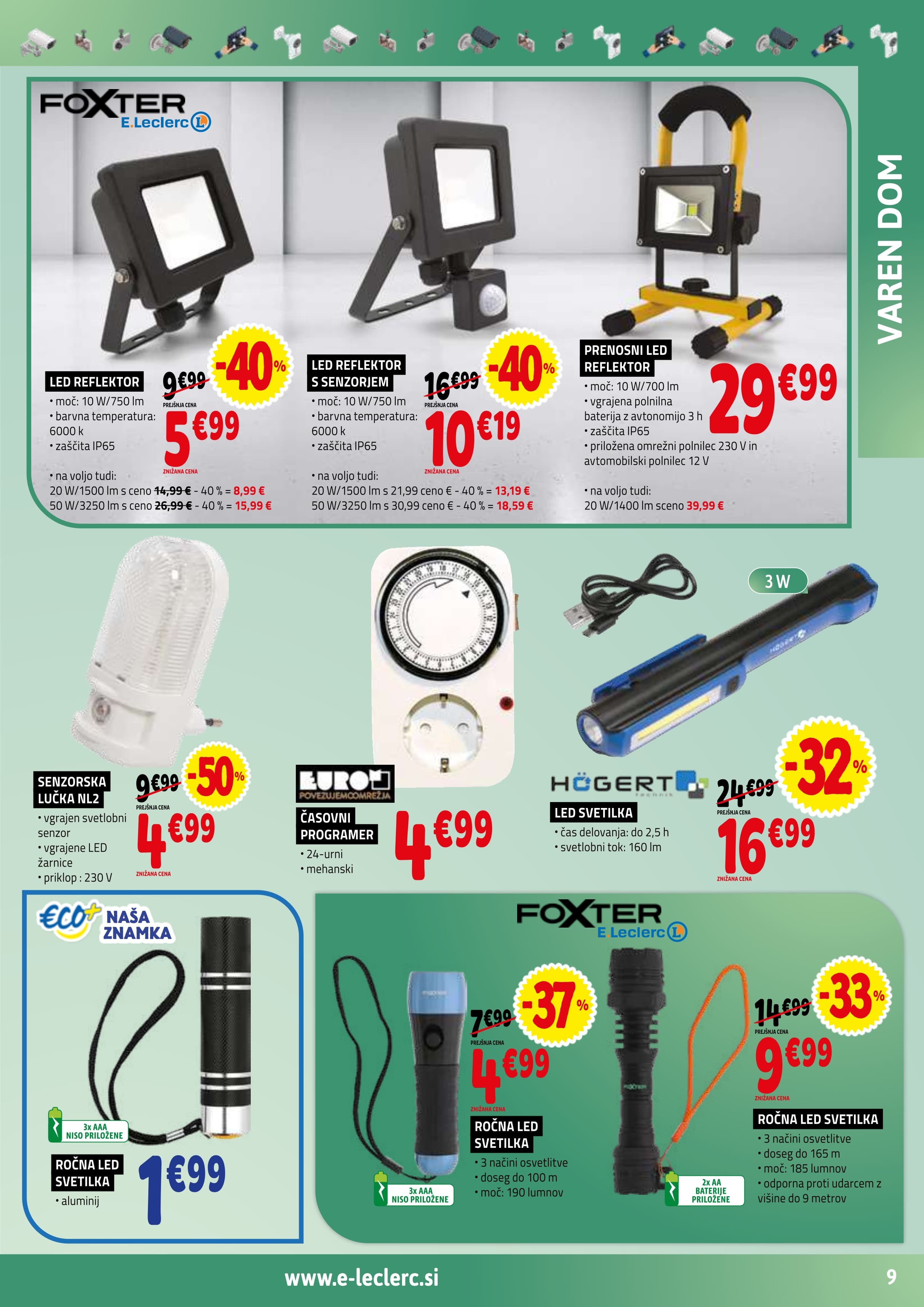 Stran 9. E.Leclerc kataloga - Vse za Mojstre