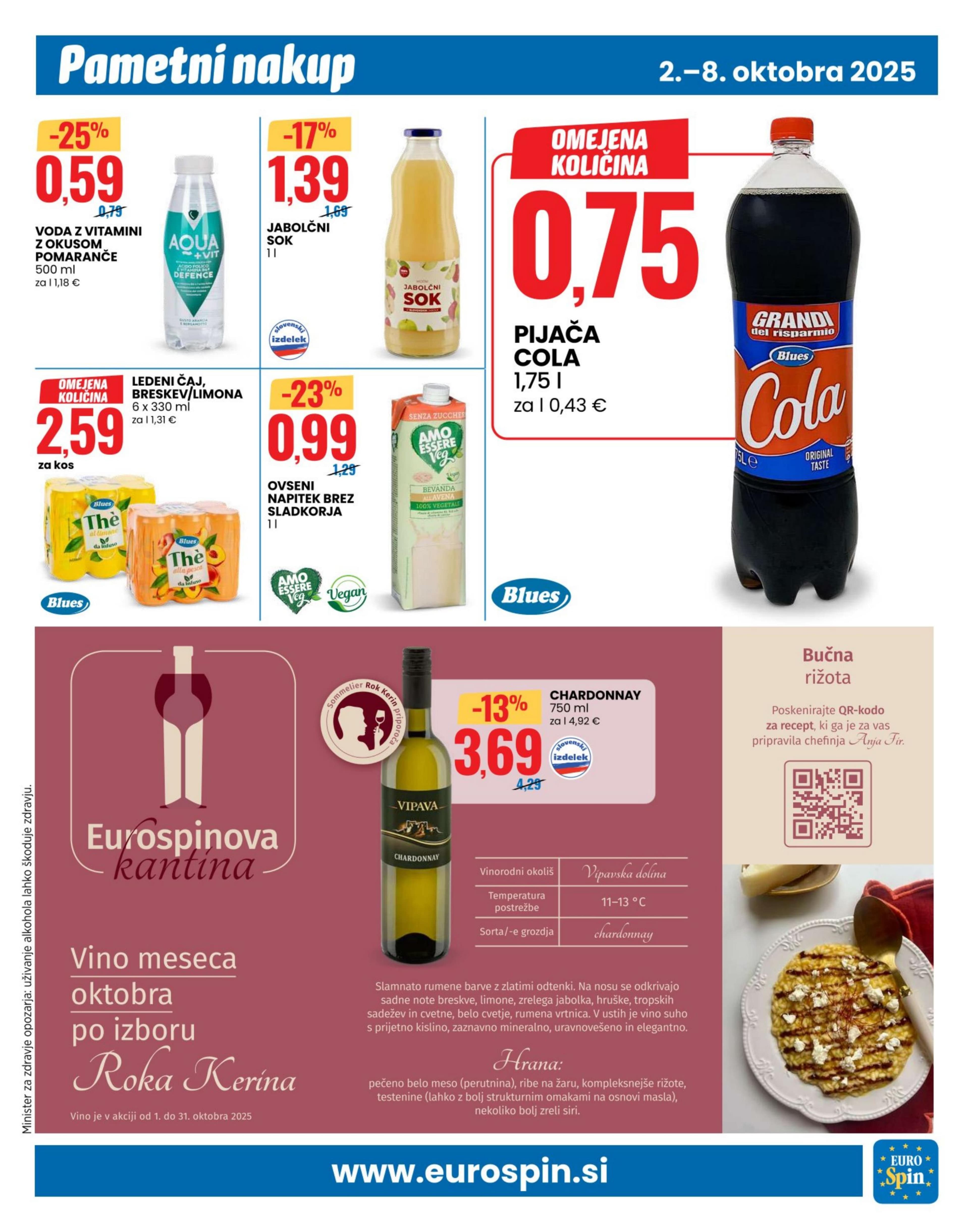 Stran 11. Eurospin kataloga - Akcije od 02.10. do 08.10.2025.