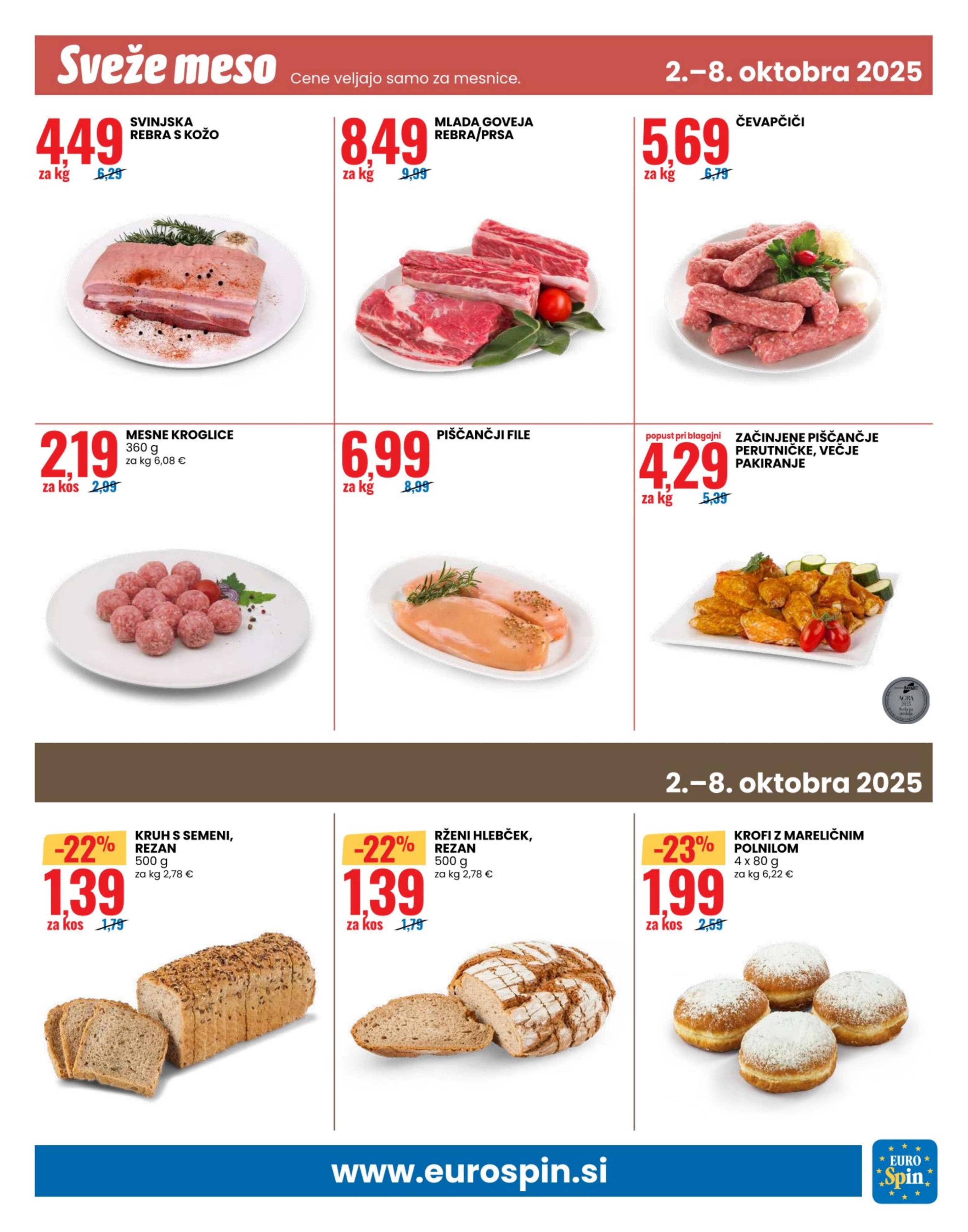 Stran 17. Eurospin kataloga - Akcije od 02.10. do 08.10.2025.