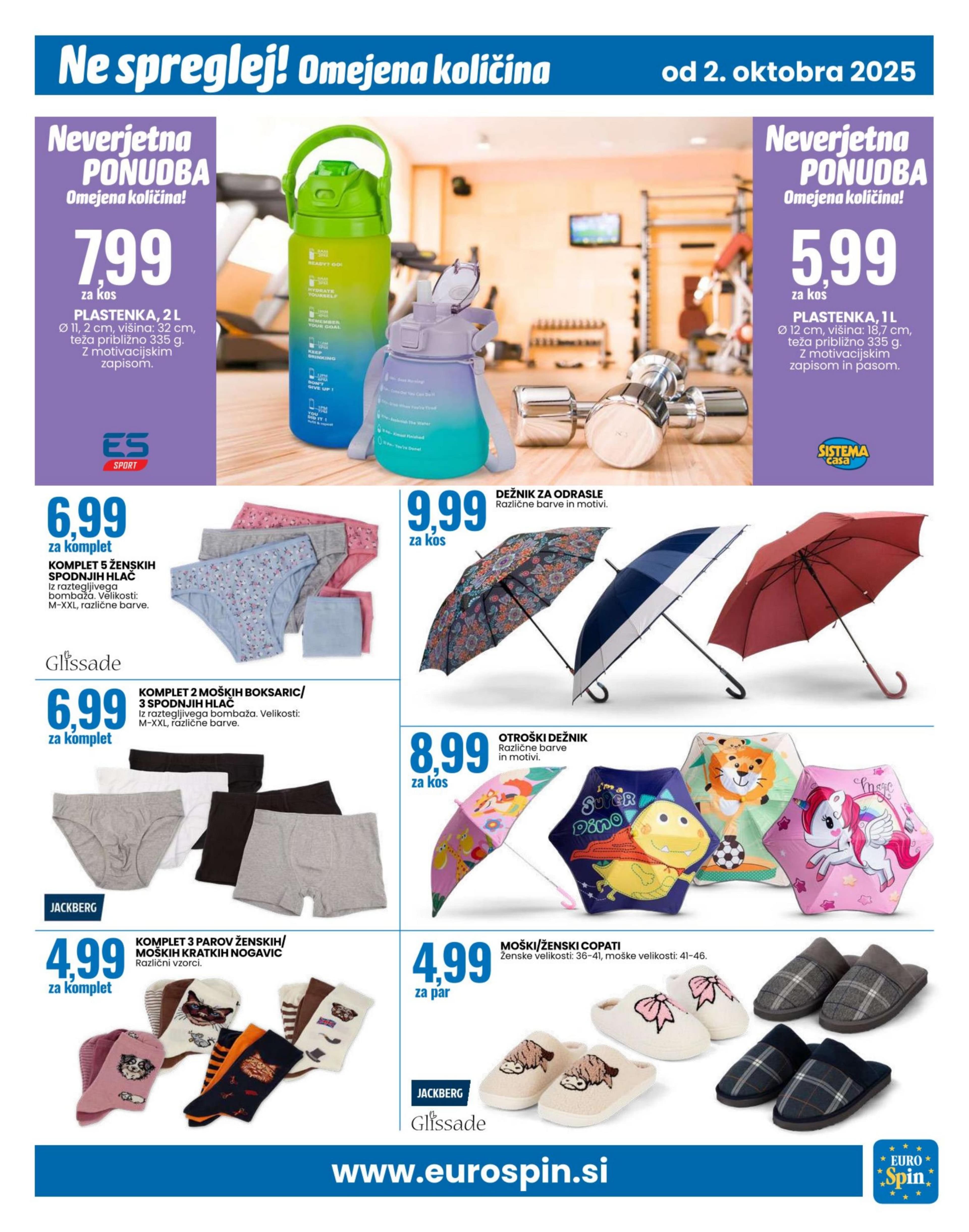 Stran 19. Eurospin kataloga - Akcije od 02.10. do 08.10.2025.