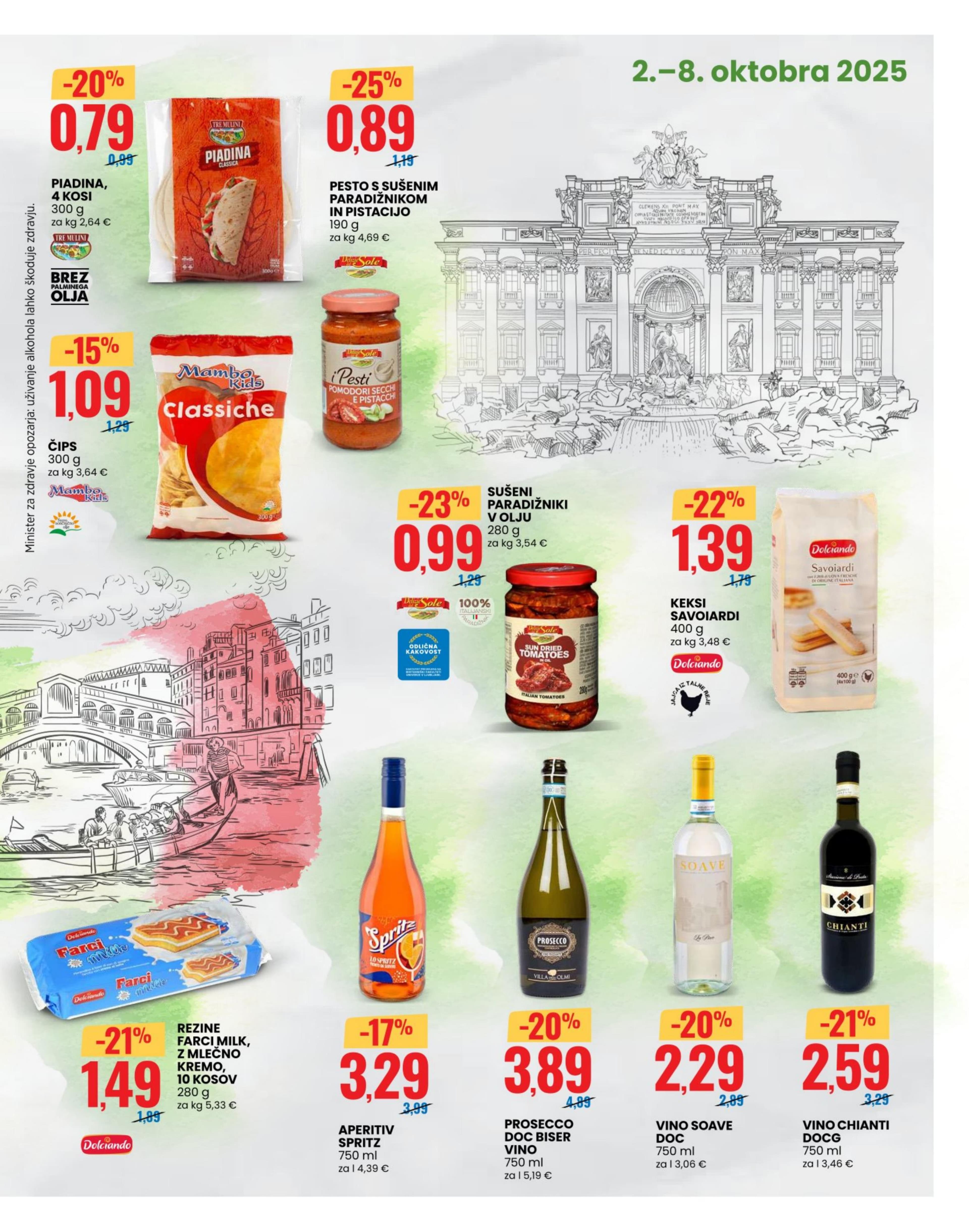 Stran 3. Eurospin kataloga - Akcije od 02.10. do 08.10.2025.