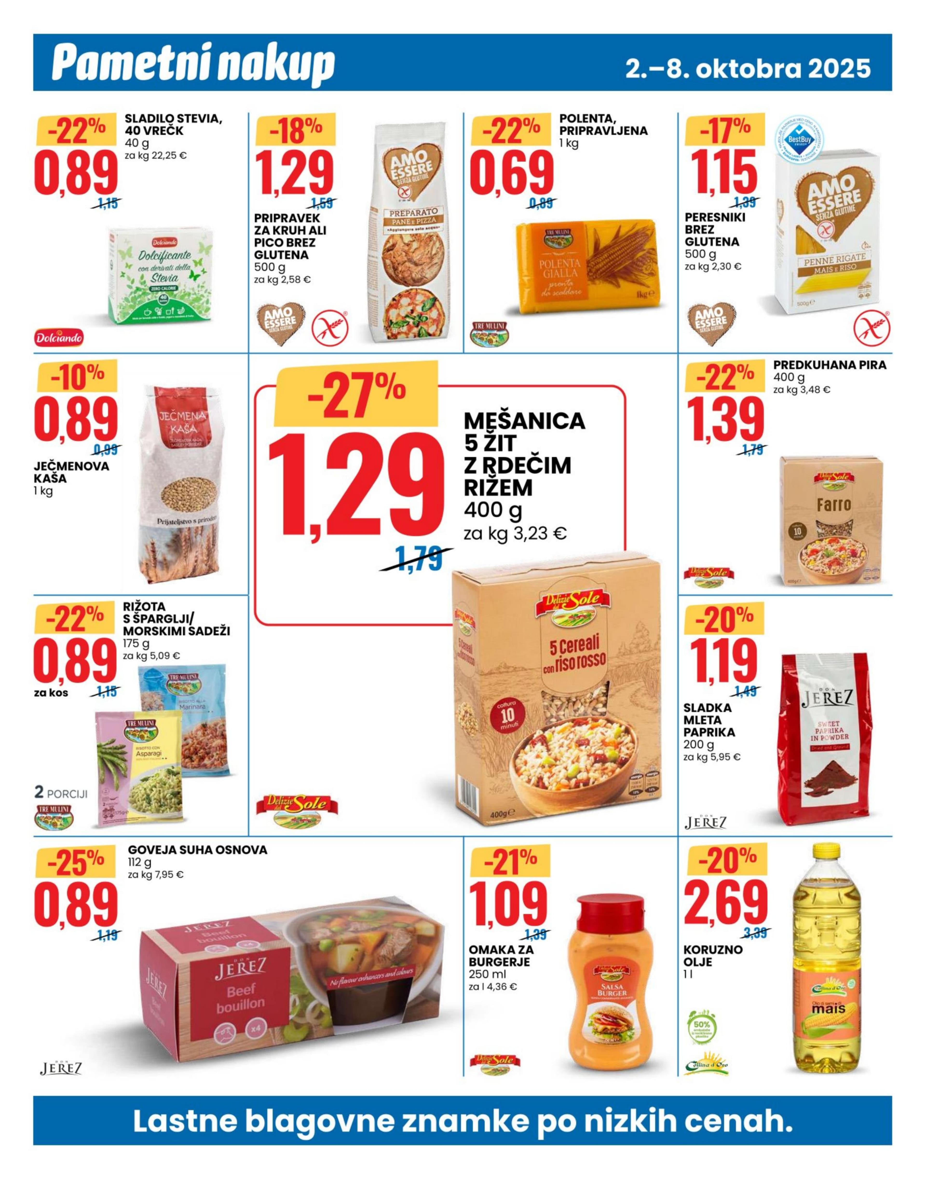 Stran 8. Eurospin kataloga - Akcije od 02.10. do 08.10.2025.