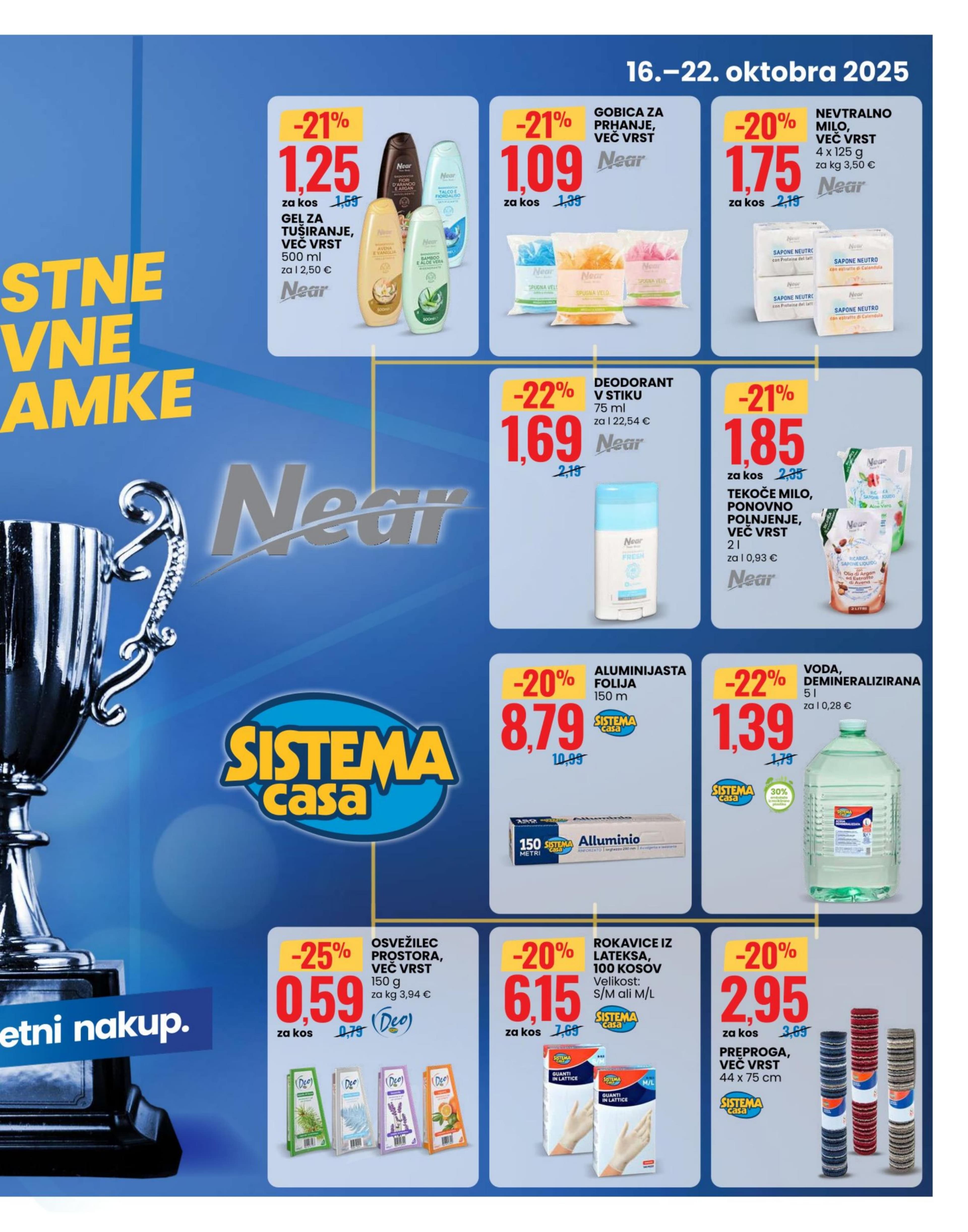 Stran 5. Eurospin kataloga - Akcije od 16.10. do 22.10.2025.