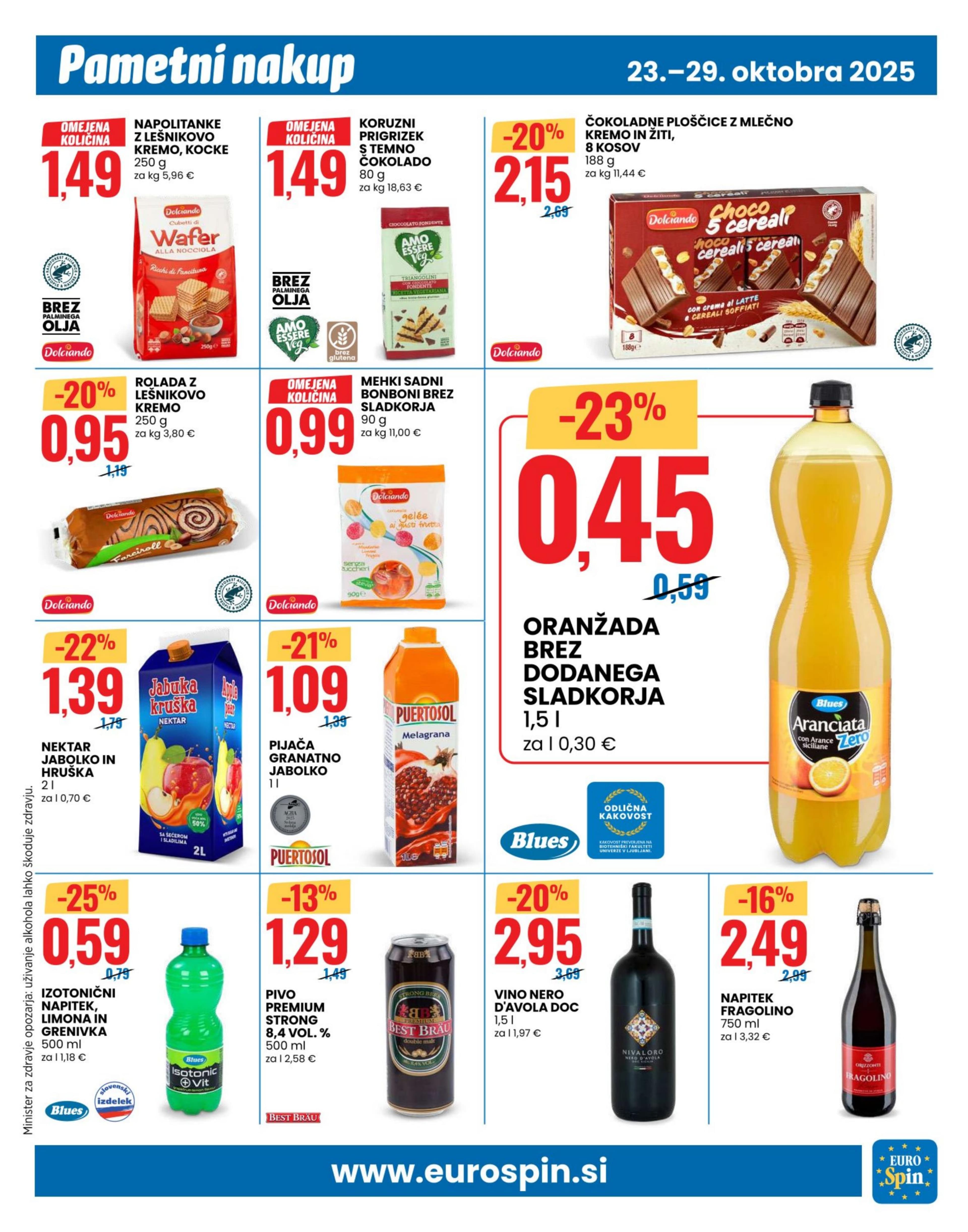 Stran 7. Eurospin kataloga - Akcije od 23.10. do 29.10.2025.