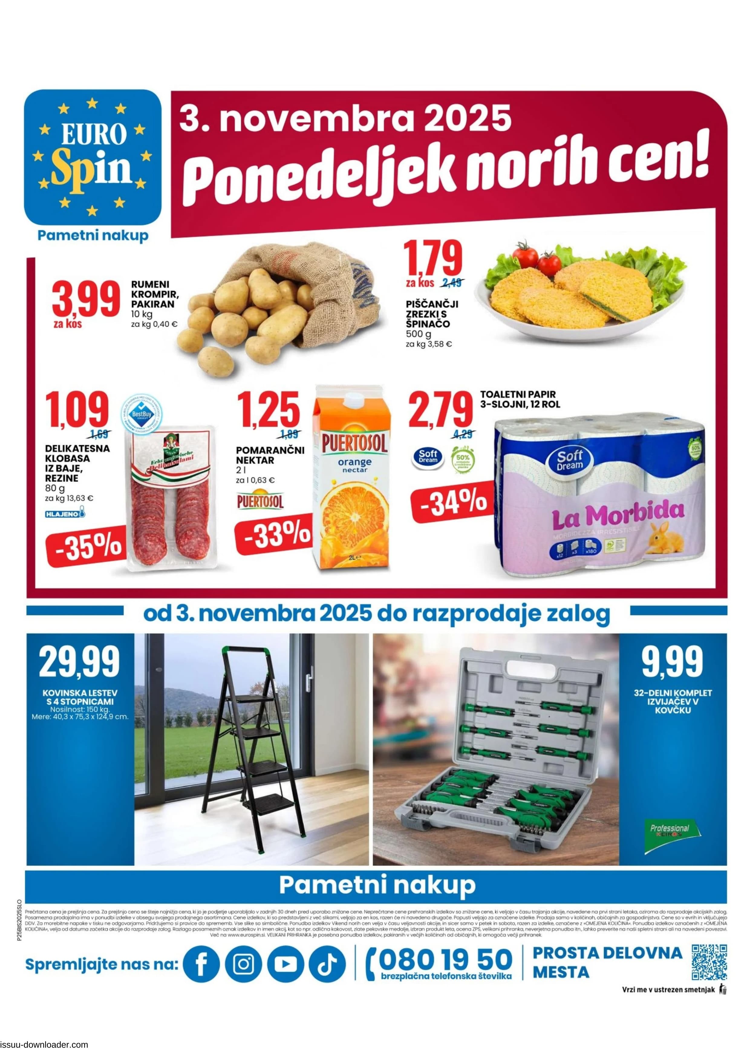 Stran 20. Eurospin kataloga - Akcije od 30.10. do 05.11.2025.
