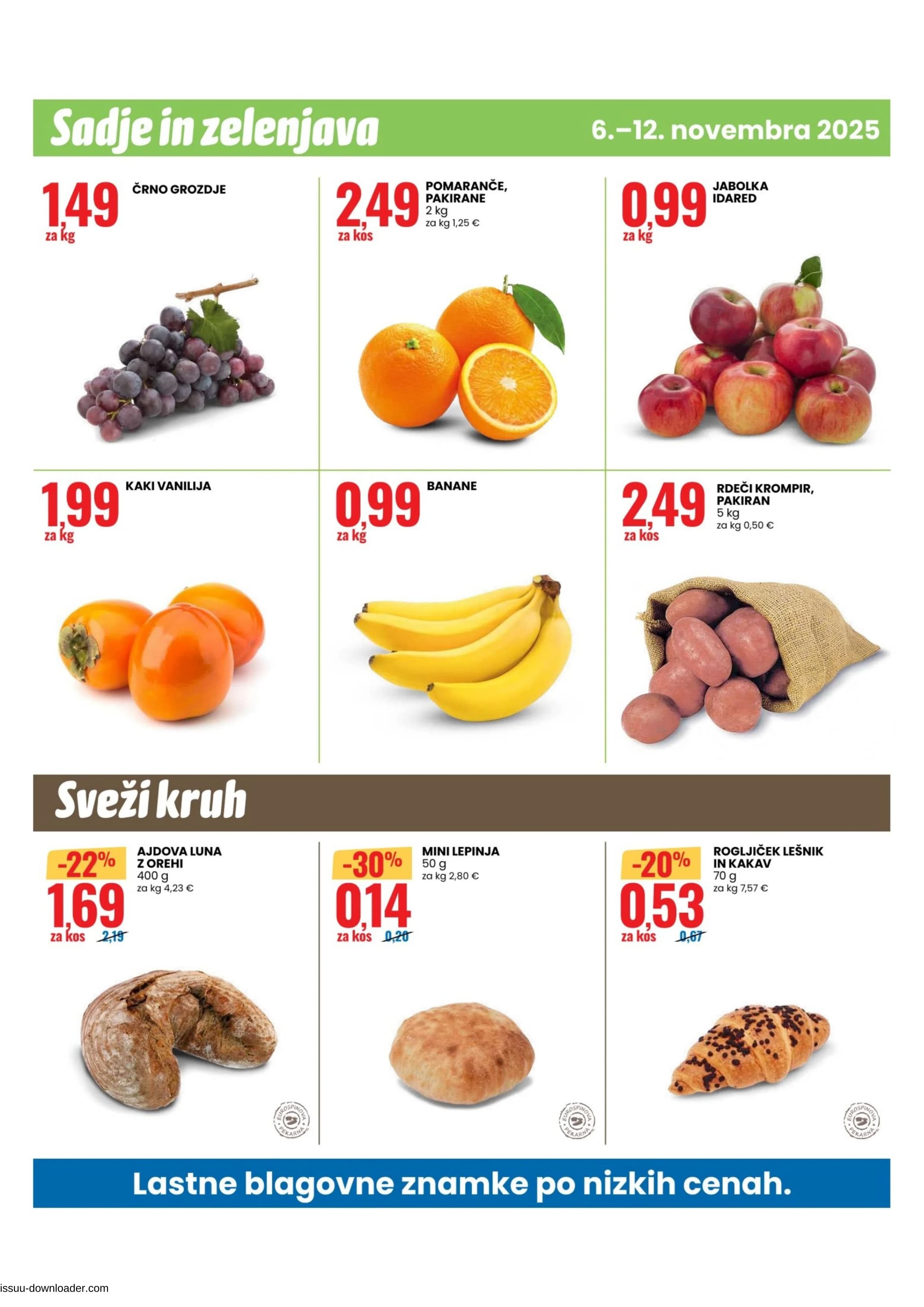 Stran 12. Eurospin kataloga - Akcije od 06.11. do 12.11.2025.