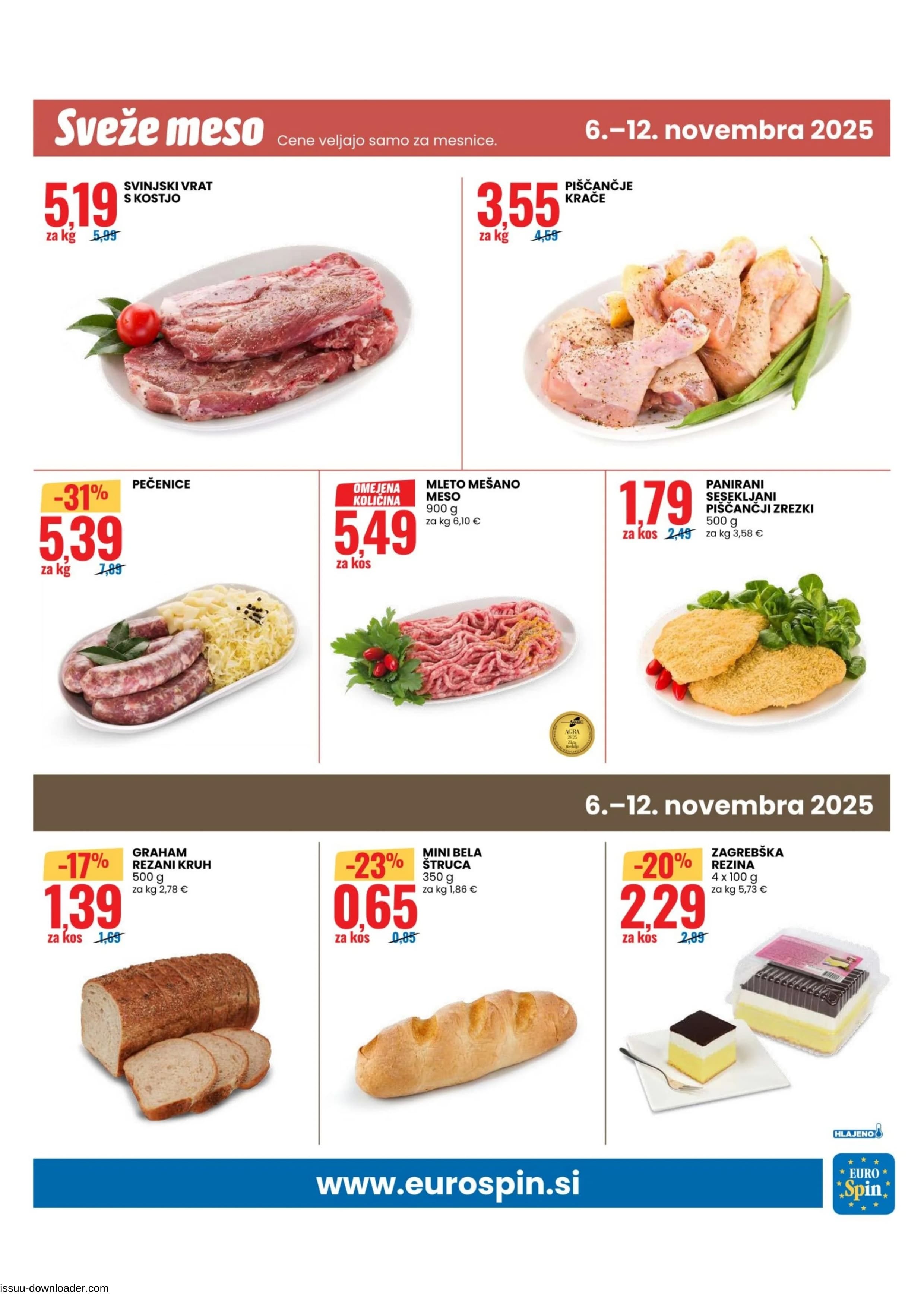 Stran 13. Eurospin kataloga - Akcije od 06.11. do 12.11.2025.