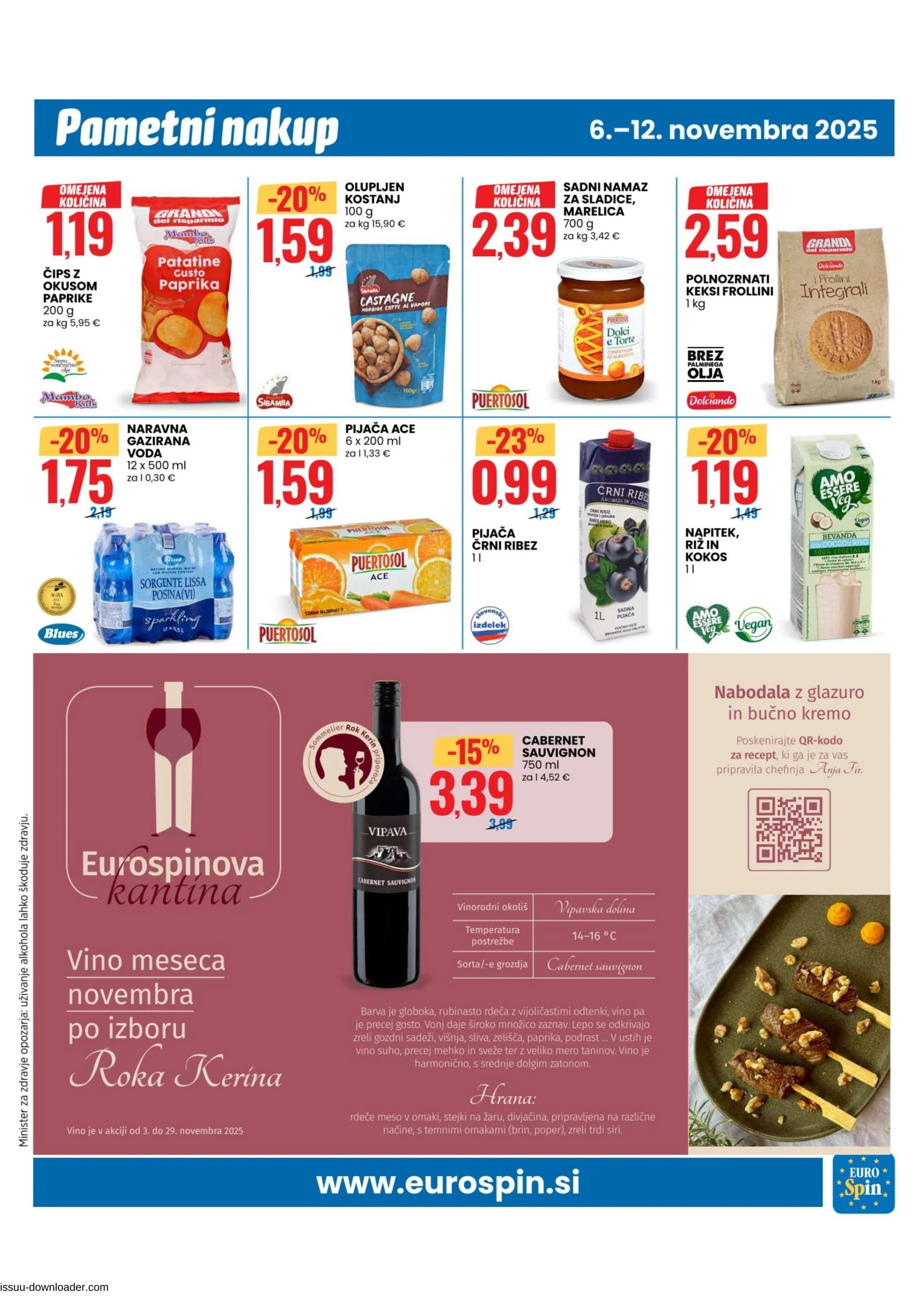 Stran 7. Eurospin kataloga - Akcije od 06.11. do 12.11.2025.