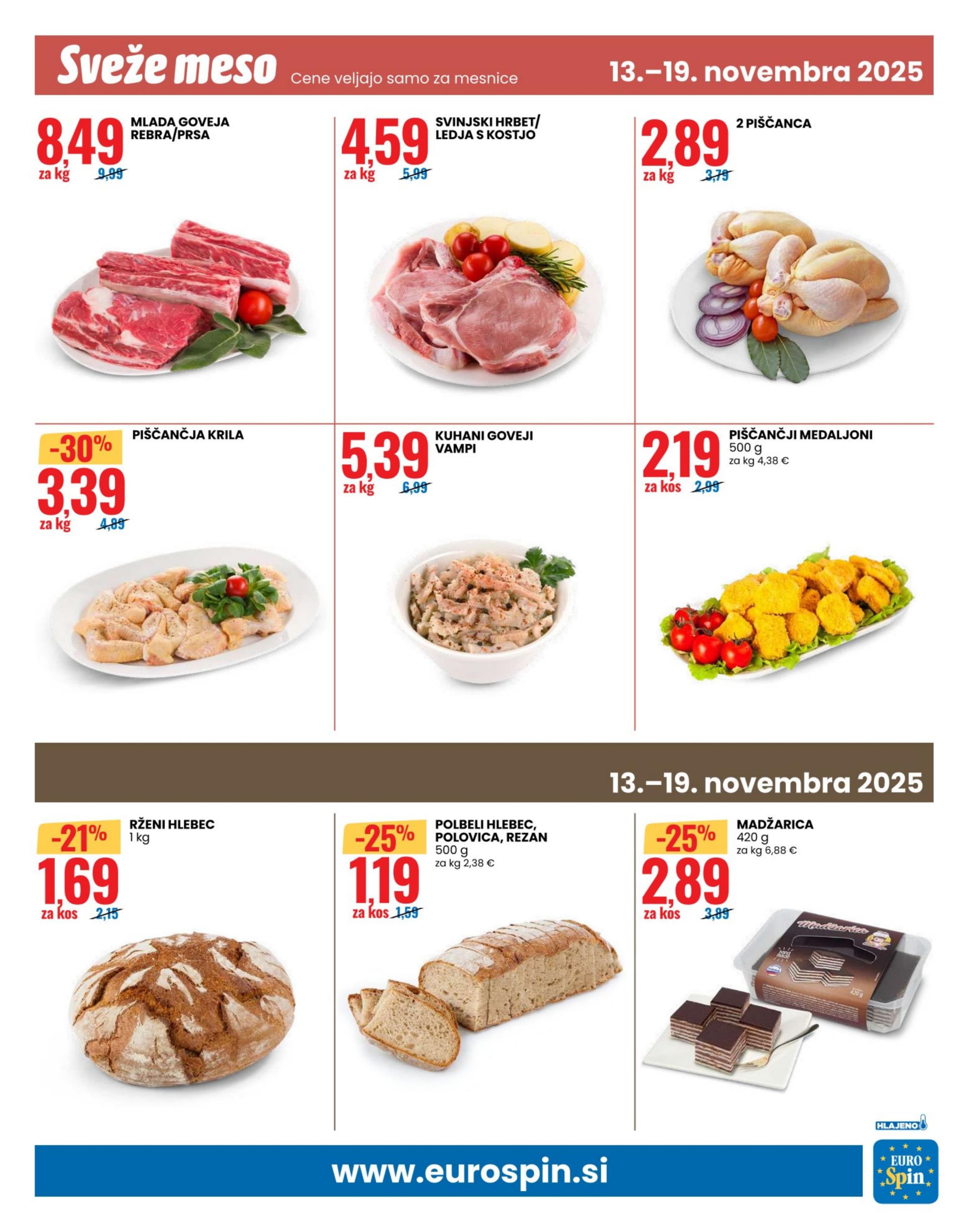 Stran 13. Eurospin kataloga - Akcije od 13.11. do 19.11.2025.