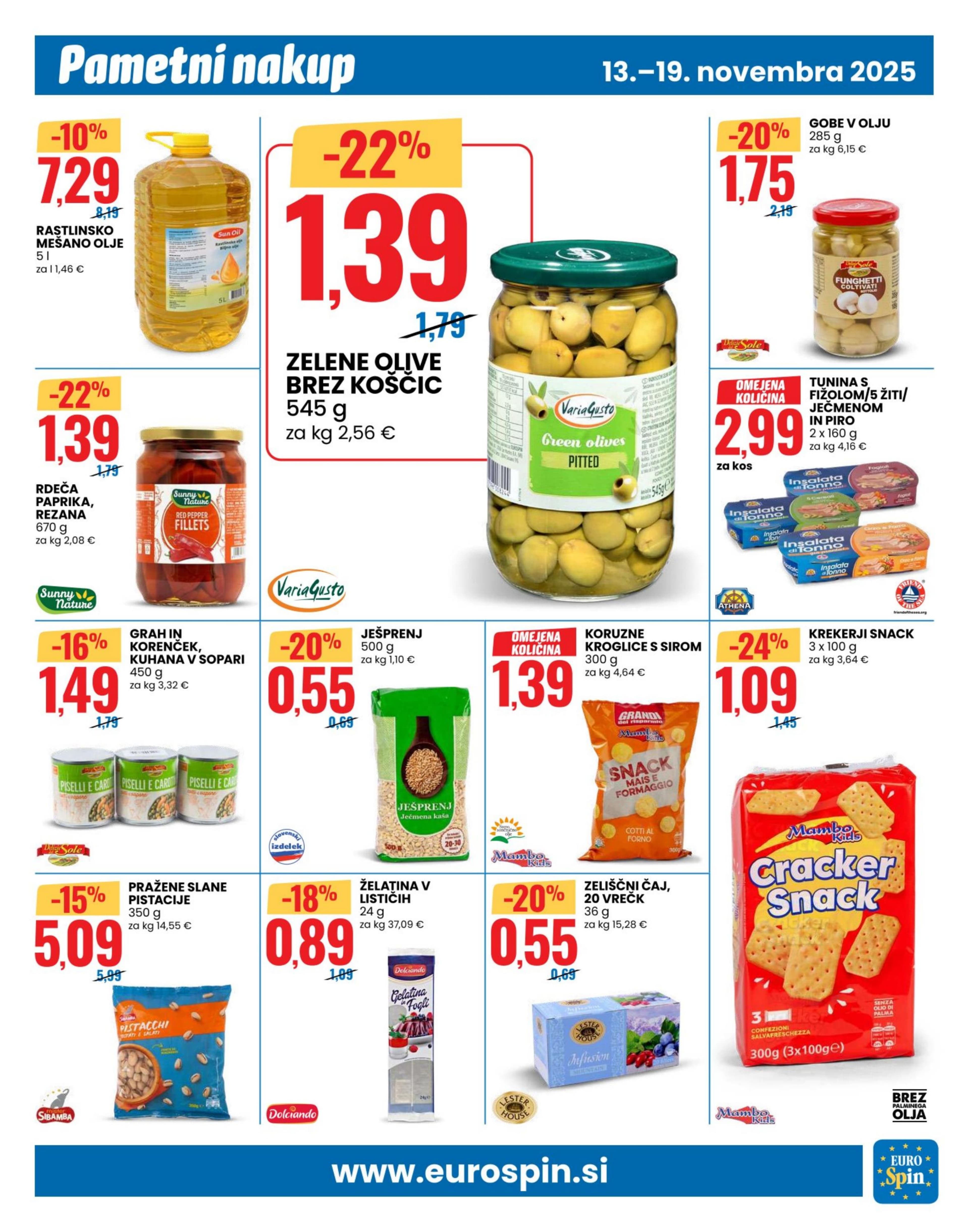 Stran 7. Eurospin kataloga - Akcije od 13.11. do 19.11.2025.