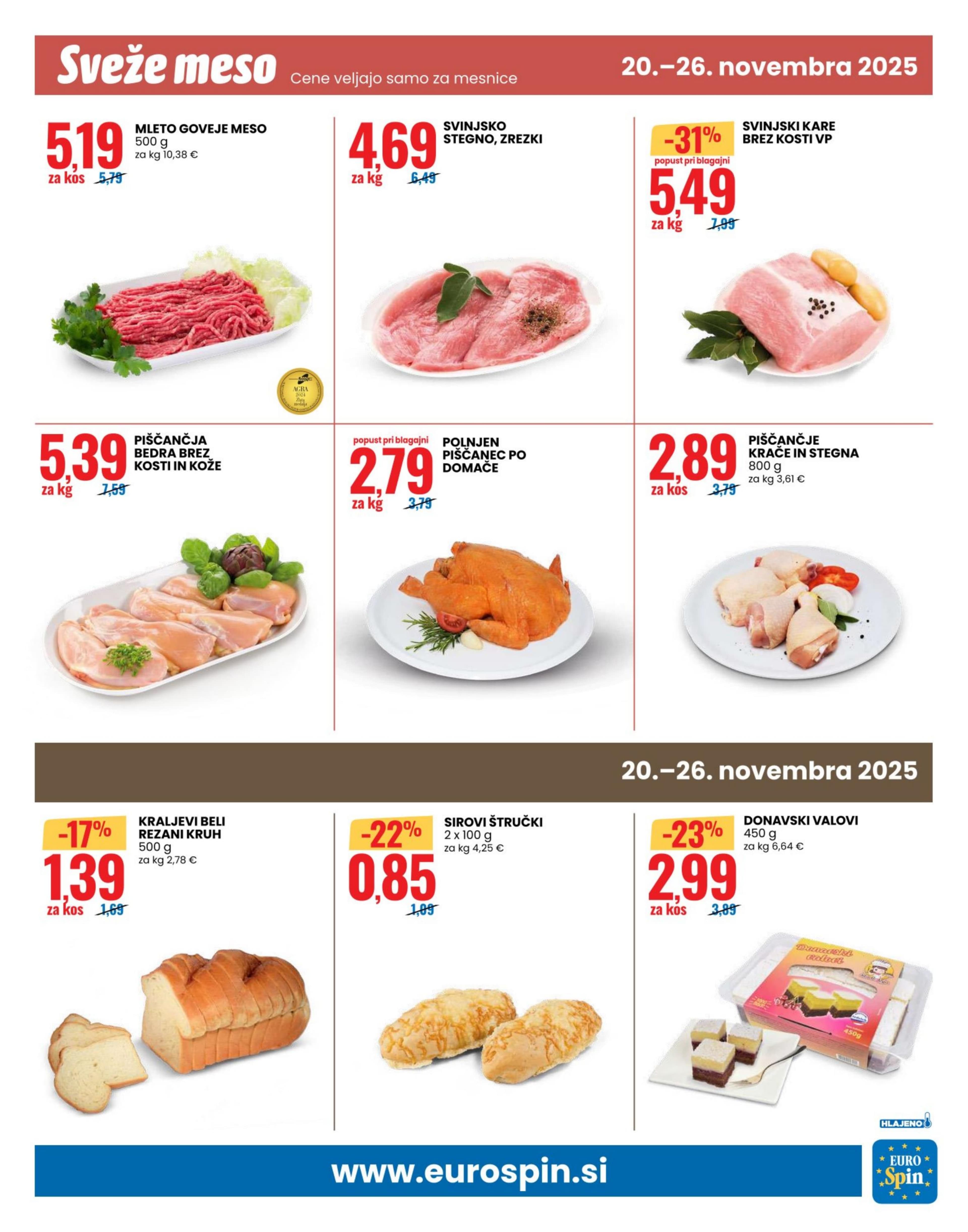 Stran 13. Eurospin kataloga - Akcije od 20.11. do 26.11.2025.