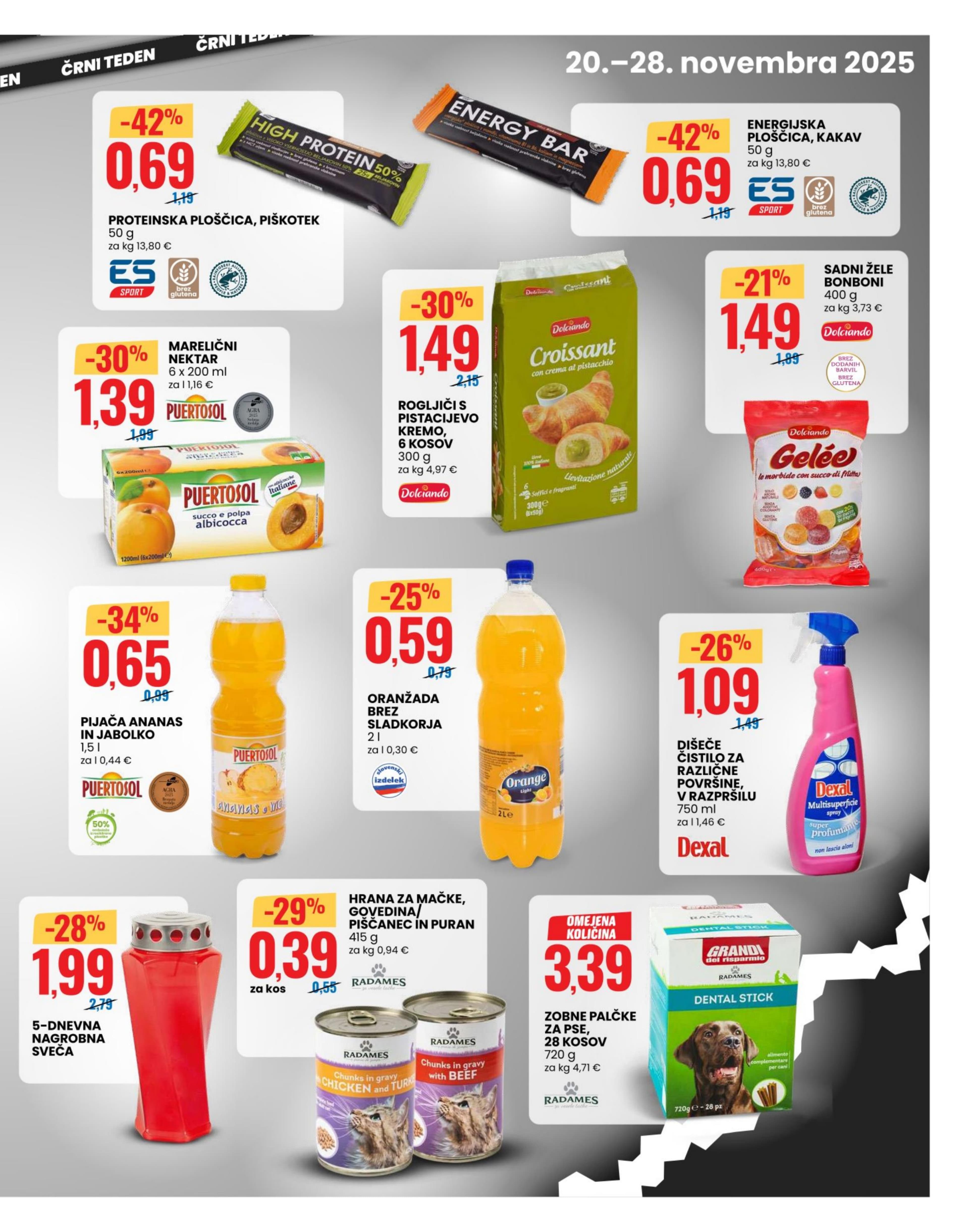 Stran 3. Eurospin kataloga - Akcije od 20.11. do 26.11.2025.