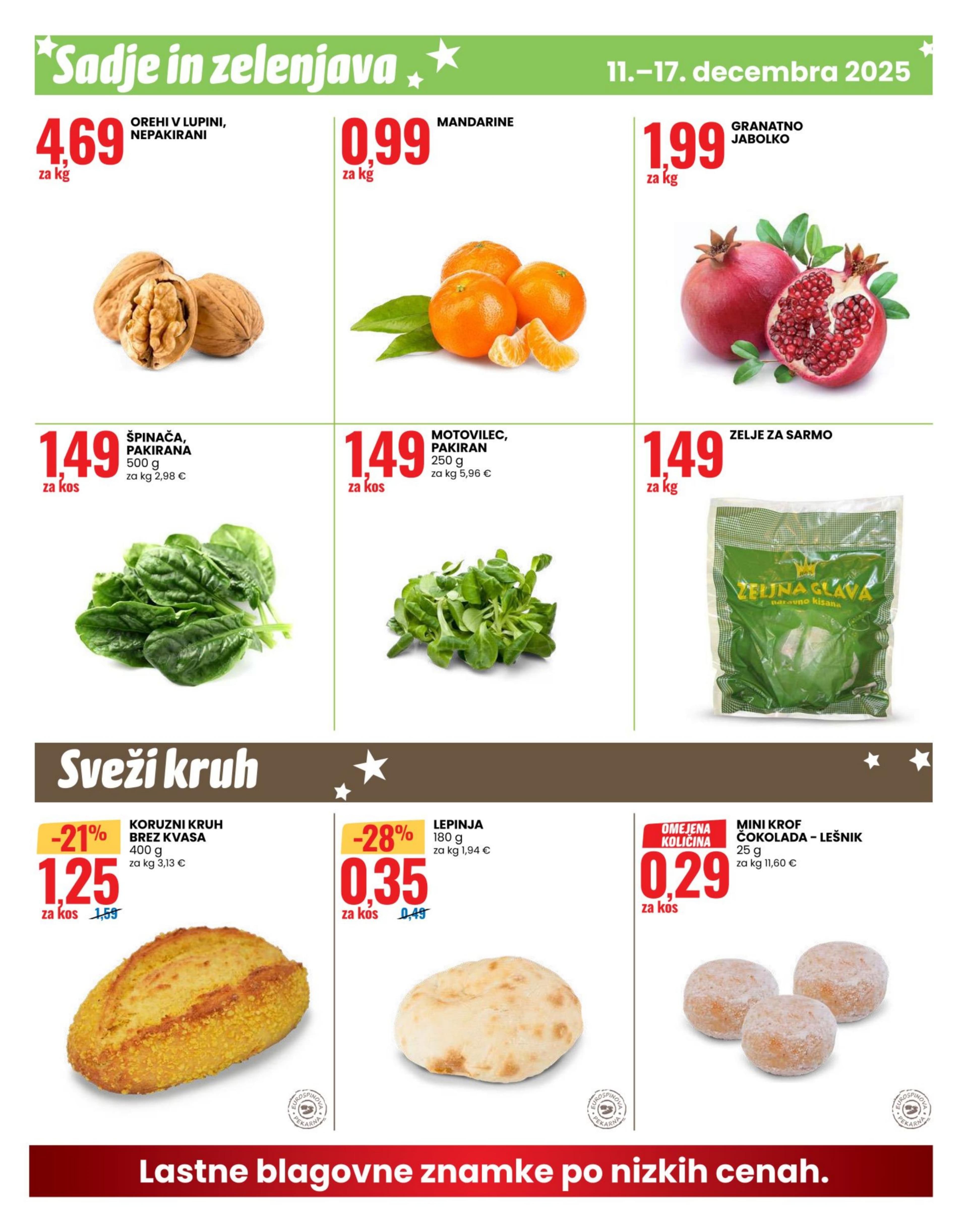 Stran 12. Eurospin kataloga - Akcije od 11.12. do 17.12.2025.