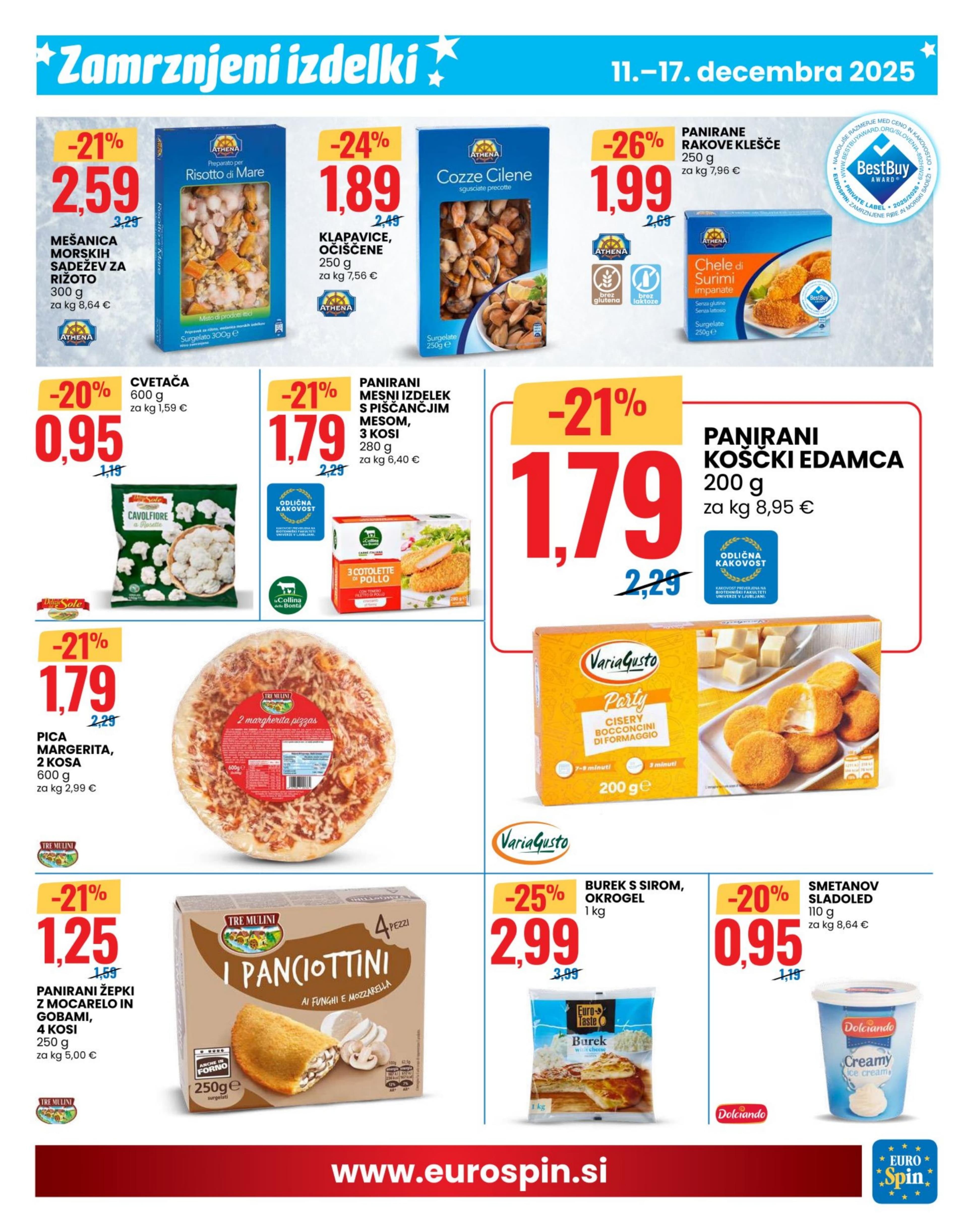 Stran 5. Eurospin kataloga - Akcije od 11.12. do 17.12.2025.