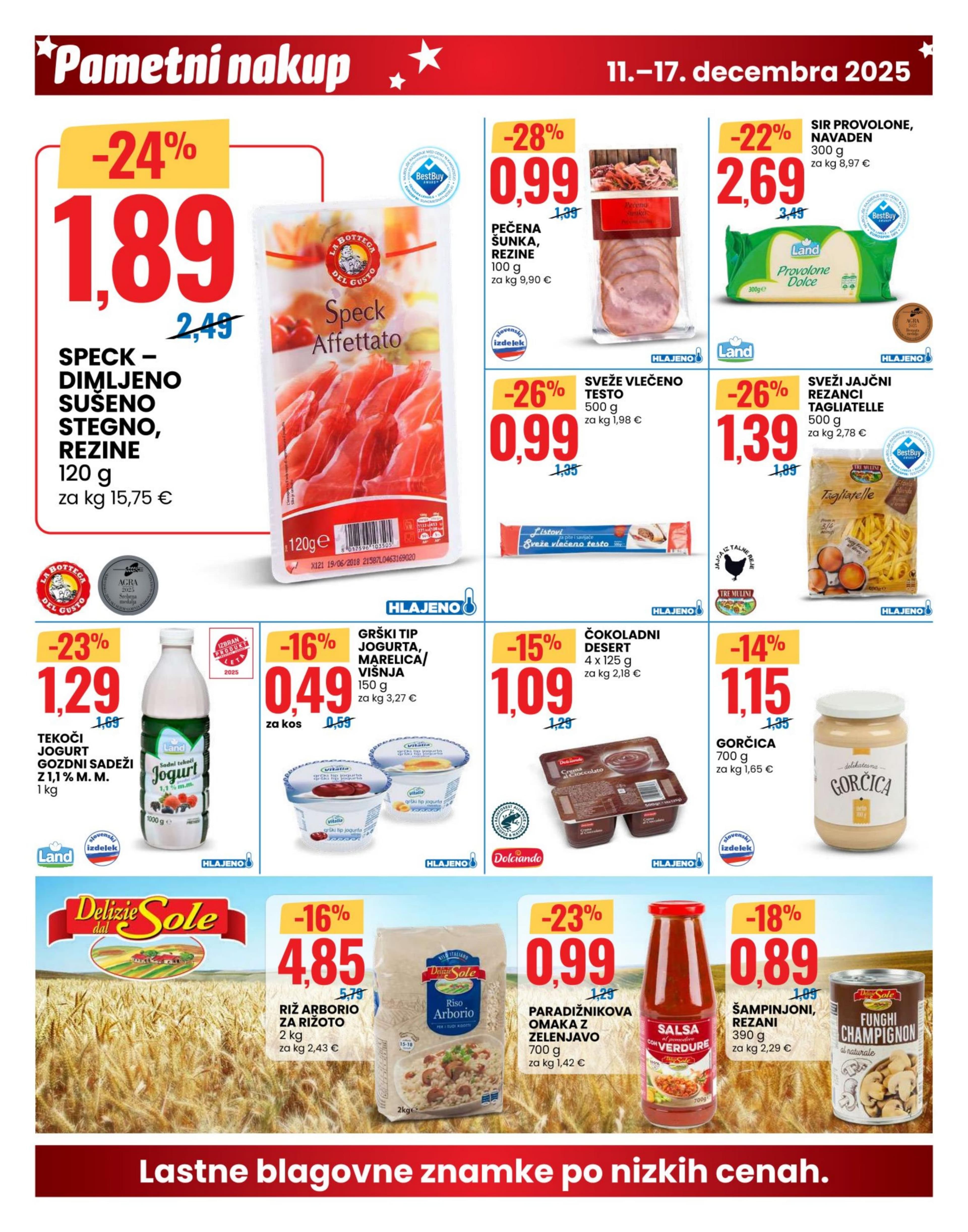 Stran 6. Eurospin kataloga - Akcije od 11.12. do 17.12.2025.