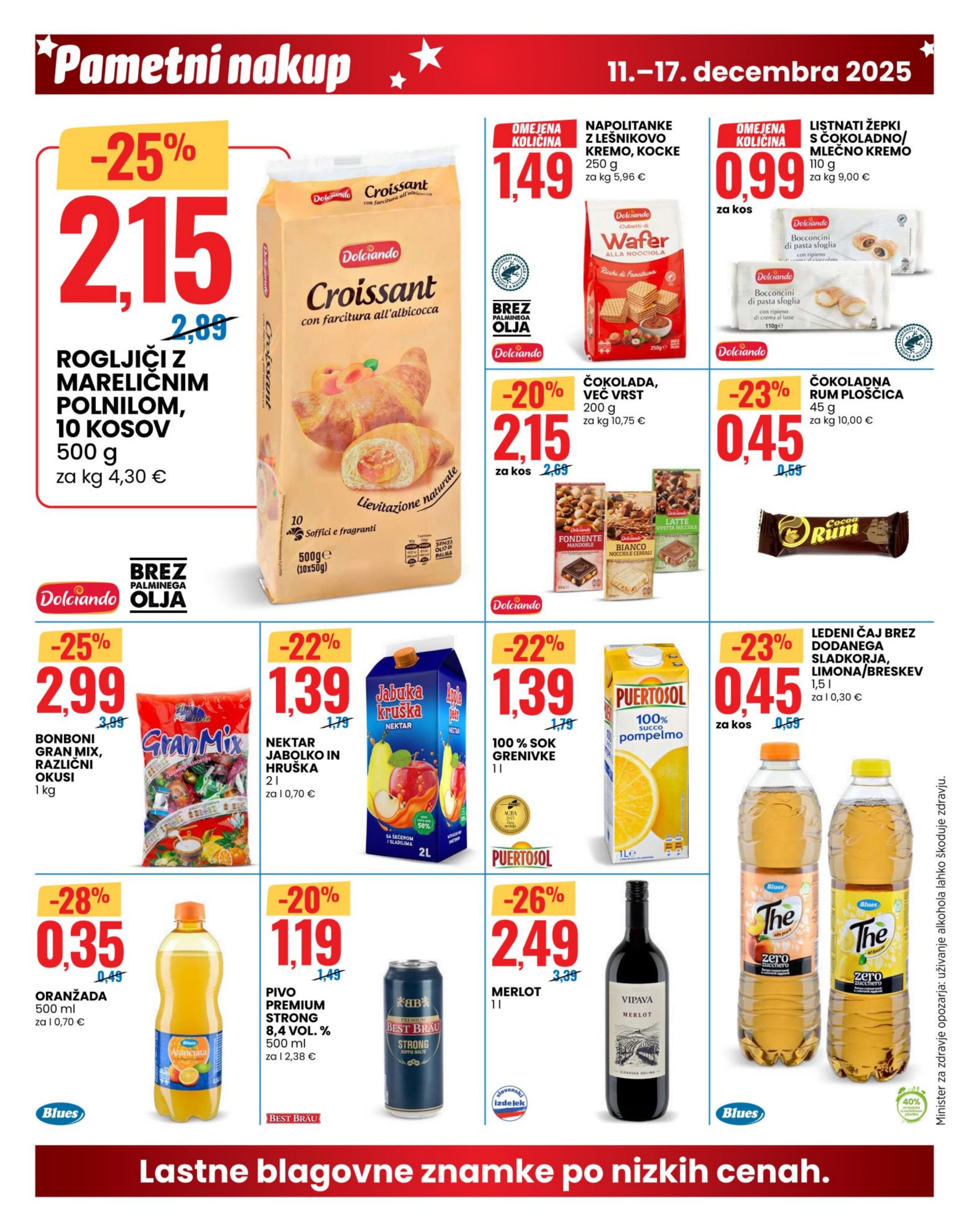 Stran 8. Eurospin kataloga - Akcije od 11.12. do 17.12.2025.