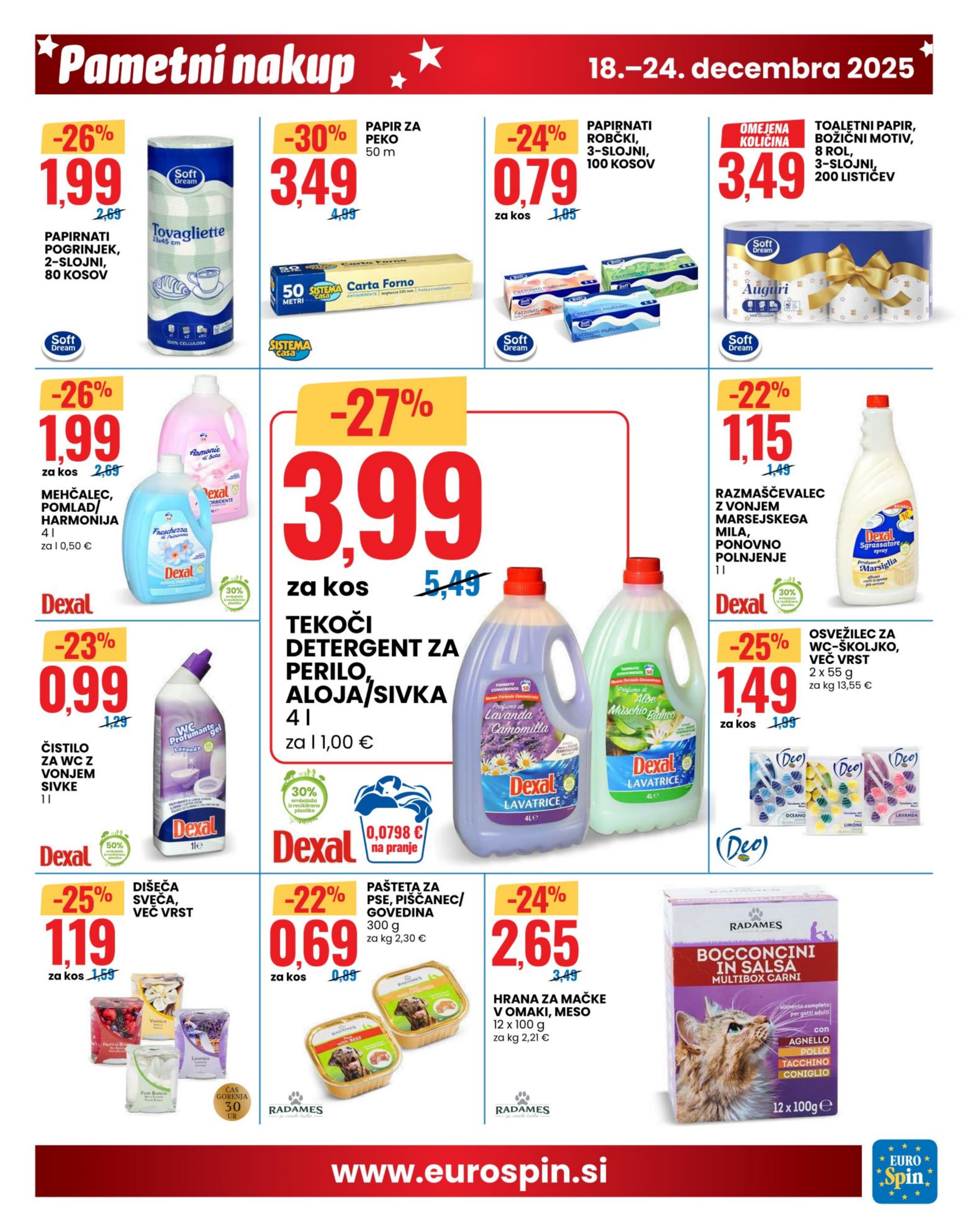 Stran 17. Eurospin kataloga - Akcije od 18.12. do 24.12.2025.