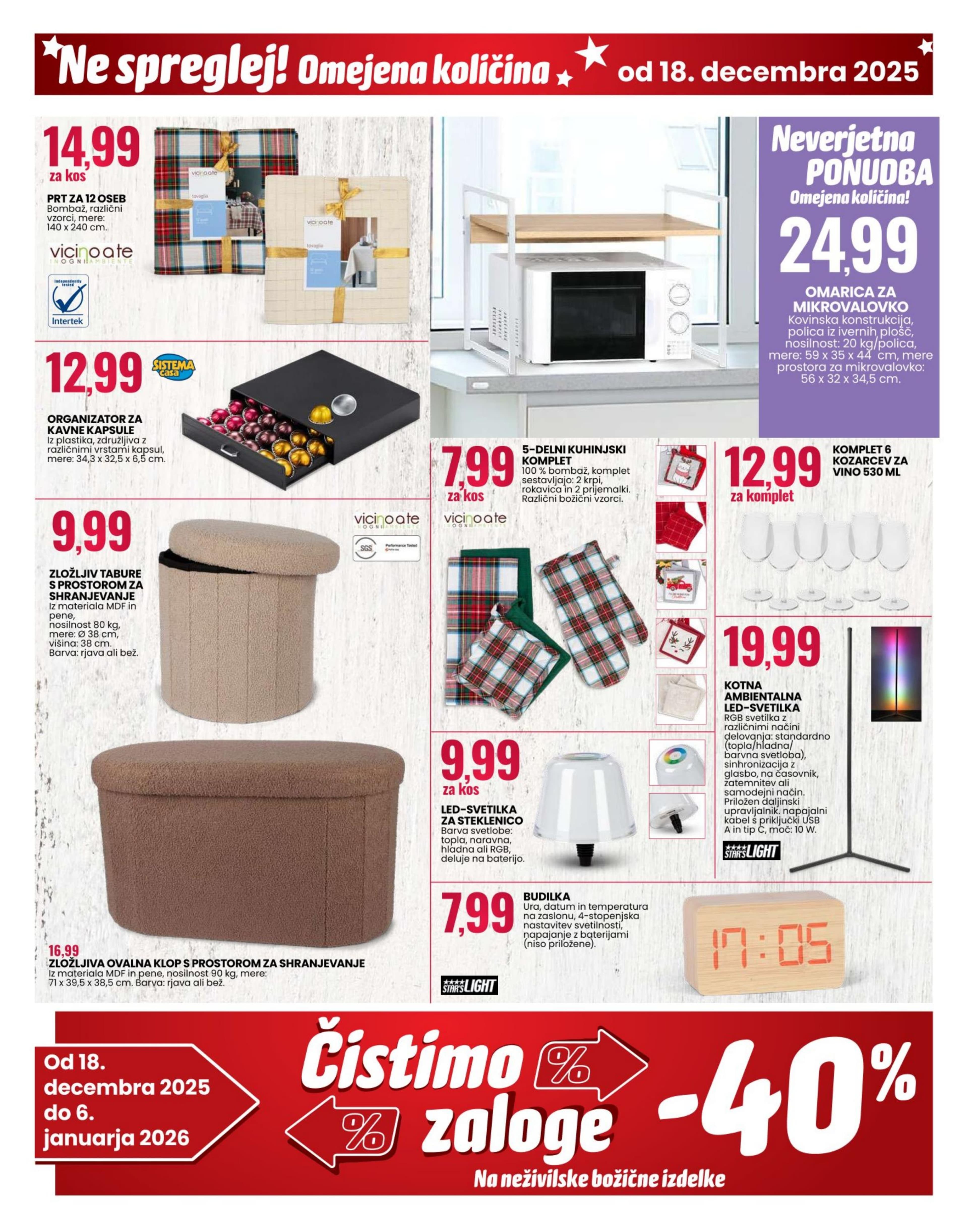 Stran 19. Eurospin kataloga - Akcije od 18.12. do 24.12.2025.