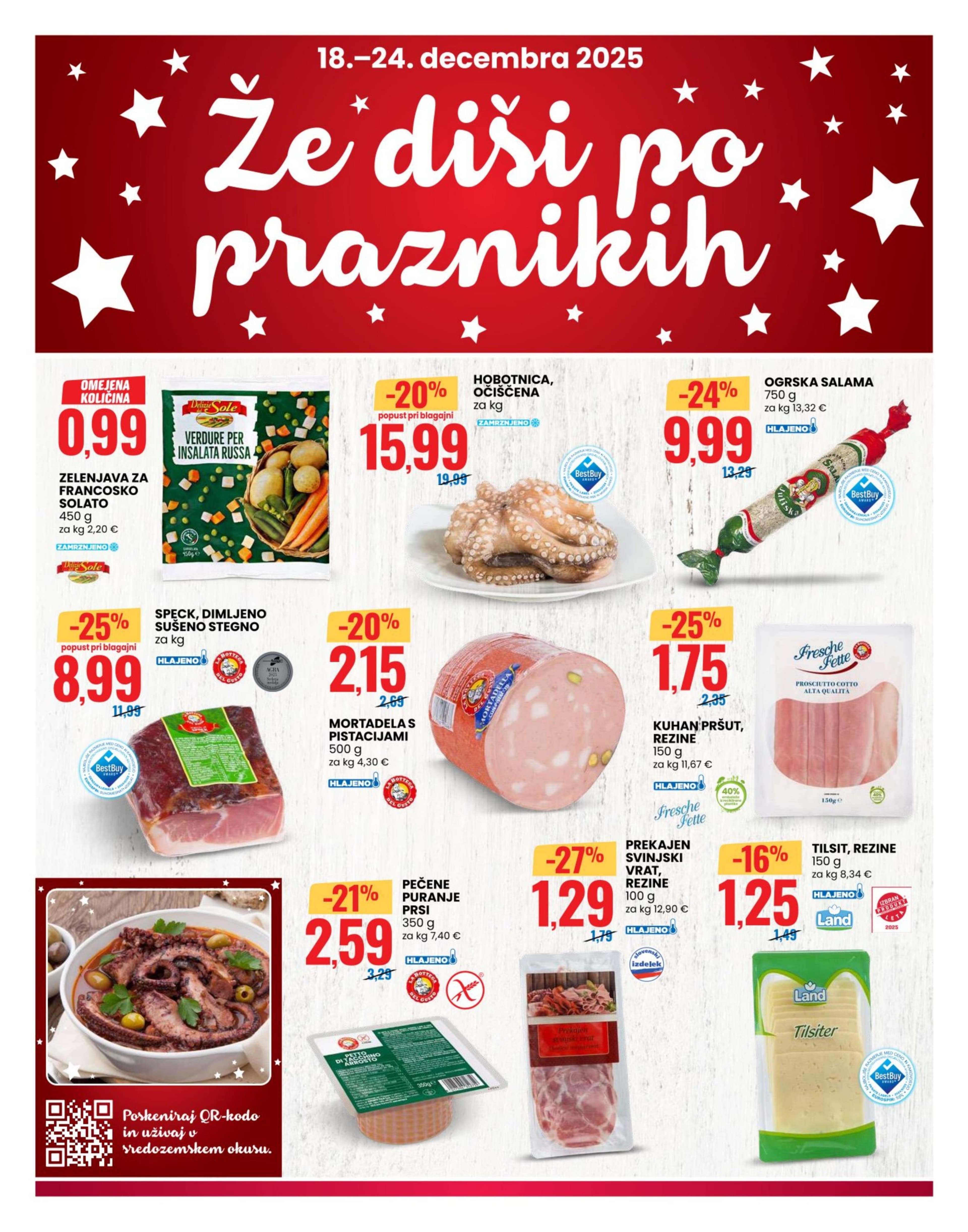 Stran 2. Eurospin kataloga - Akcije od 18.12. do 24.12.2025.