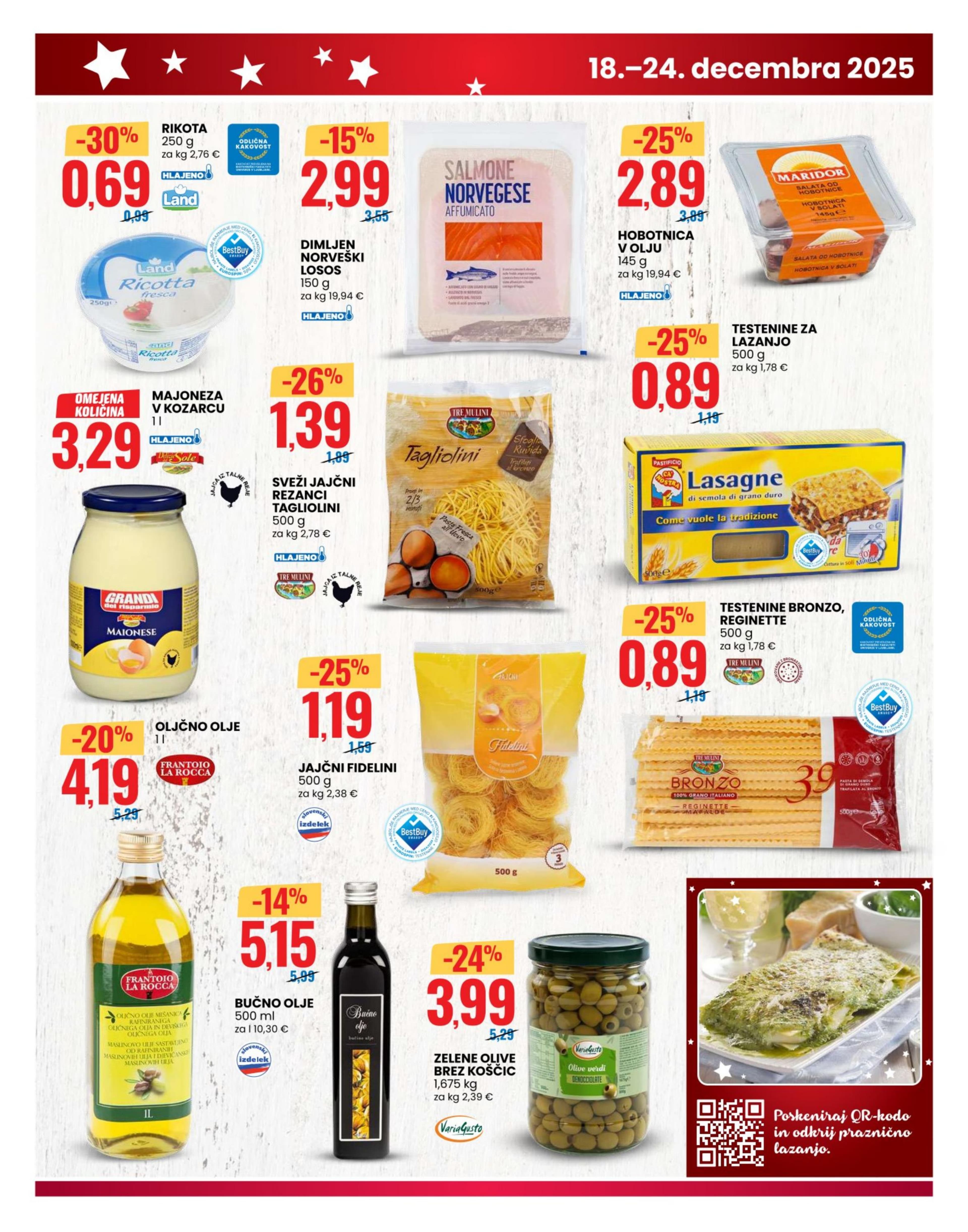 Stran 3. Eurospin kataloga - Akcije od 18.12. do 24.12.2025.