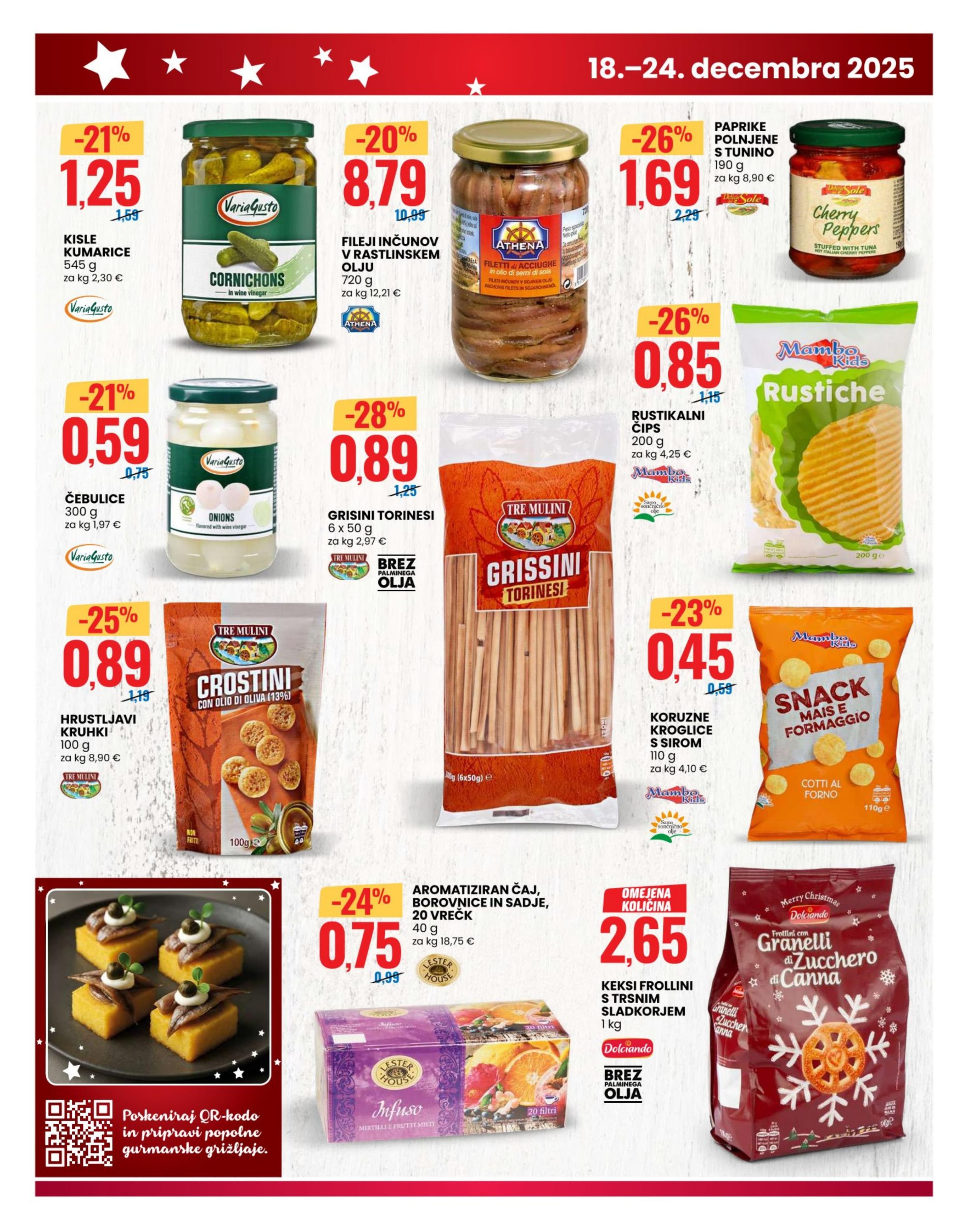 Stran 4. Eurospin kataloga - Akcije od 18.12. do 24.12.2025.