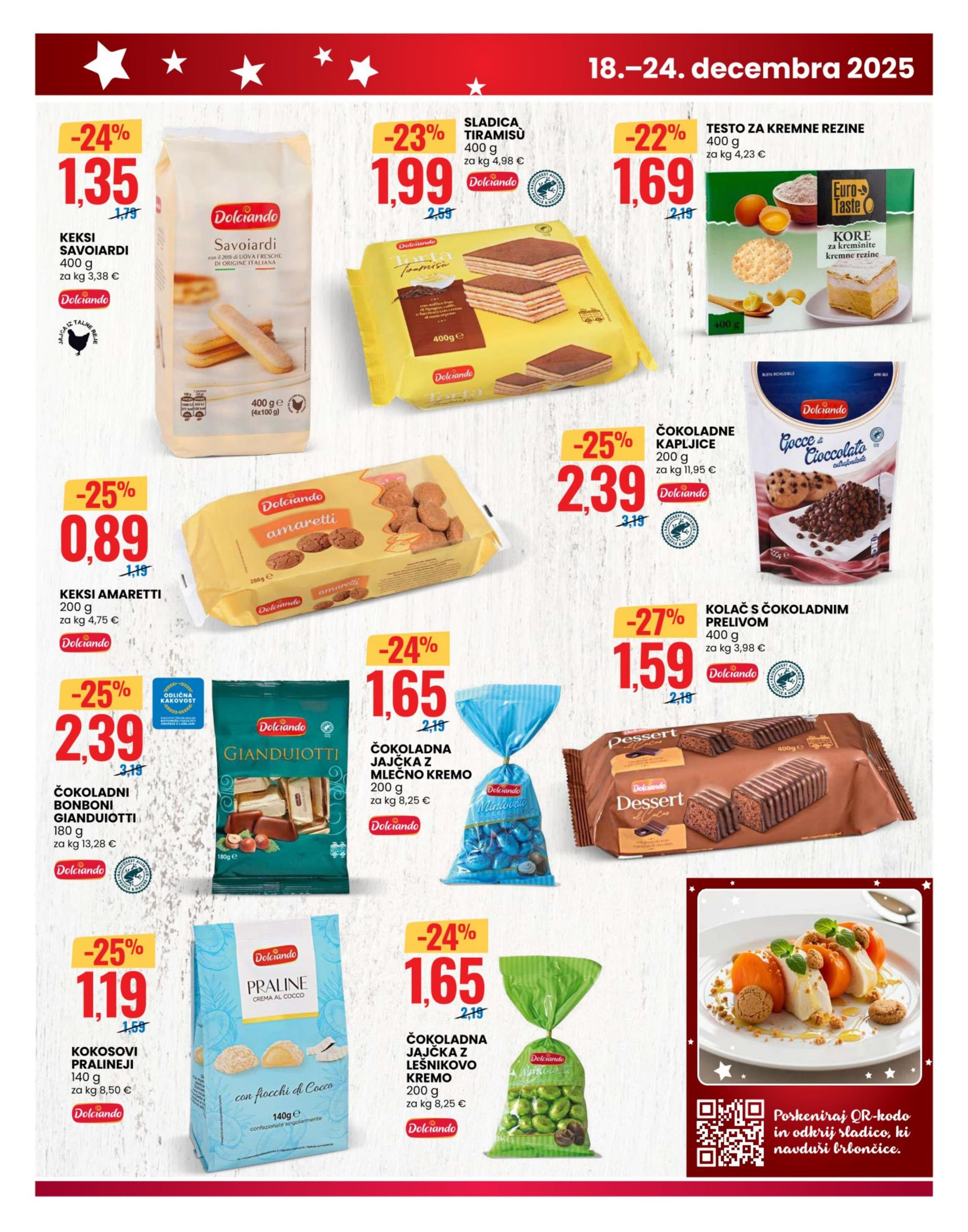 Stran 5. Eurospin kataloga - Akcije od 18.12. do 24.12.2025.