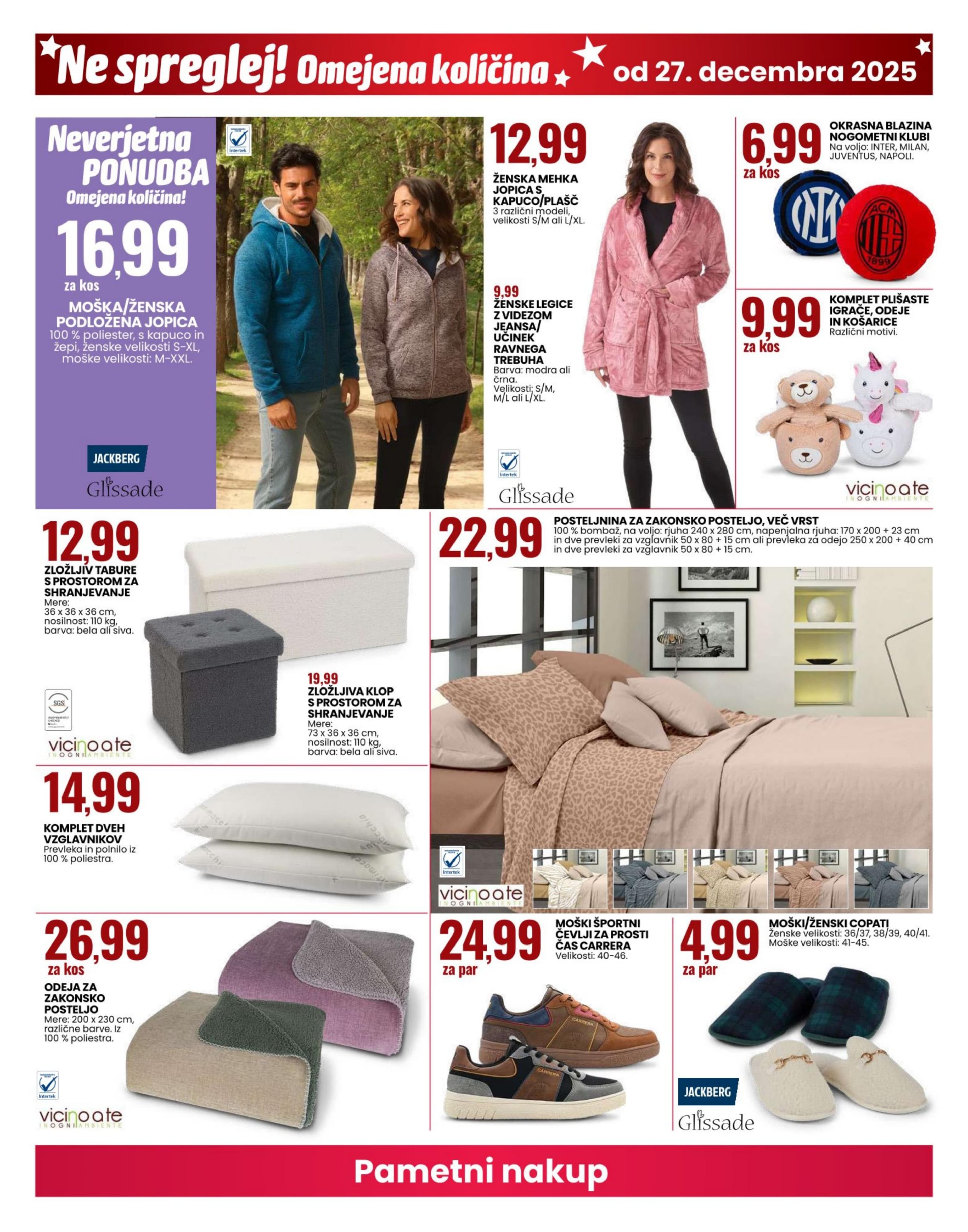 Stran 14. Eurospin kataloga - Akcije od 27.12. do 31.12.2025.