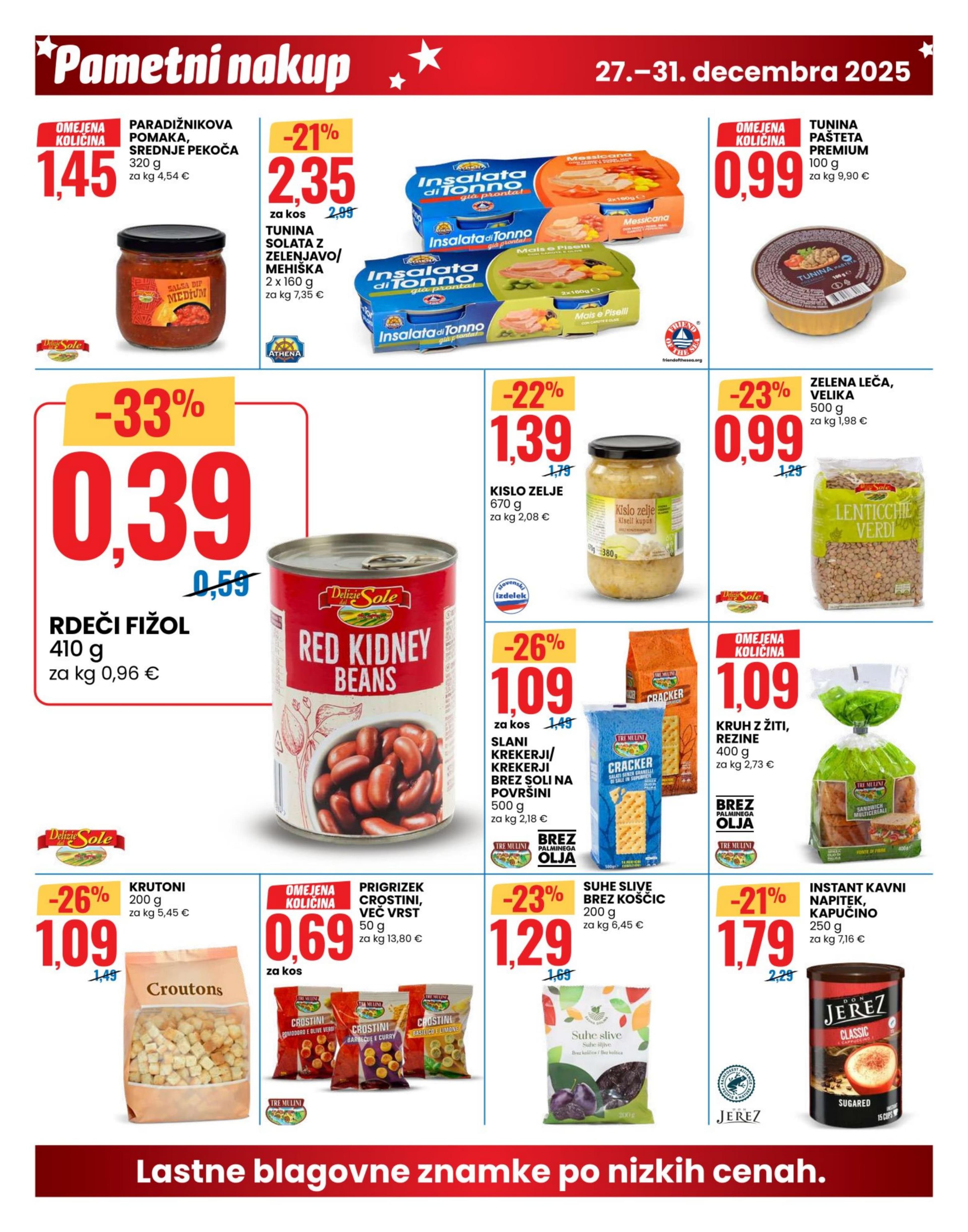 Stran 8. Eurospin kataloga - Akcije od 27.12. do 31.12.2025.