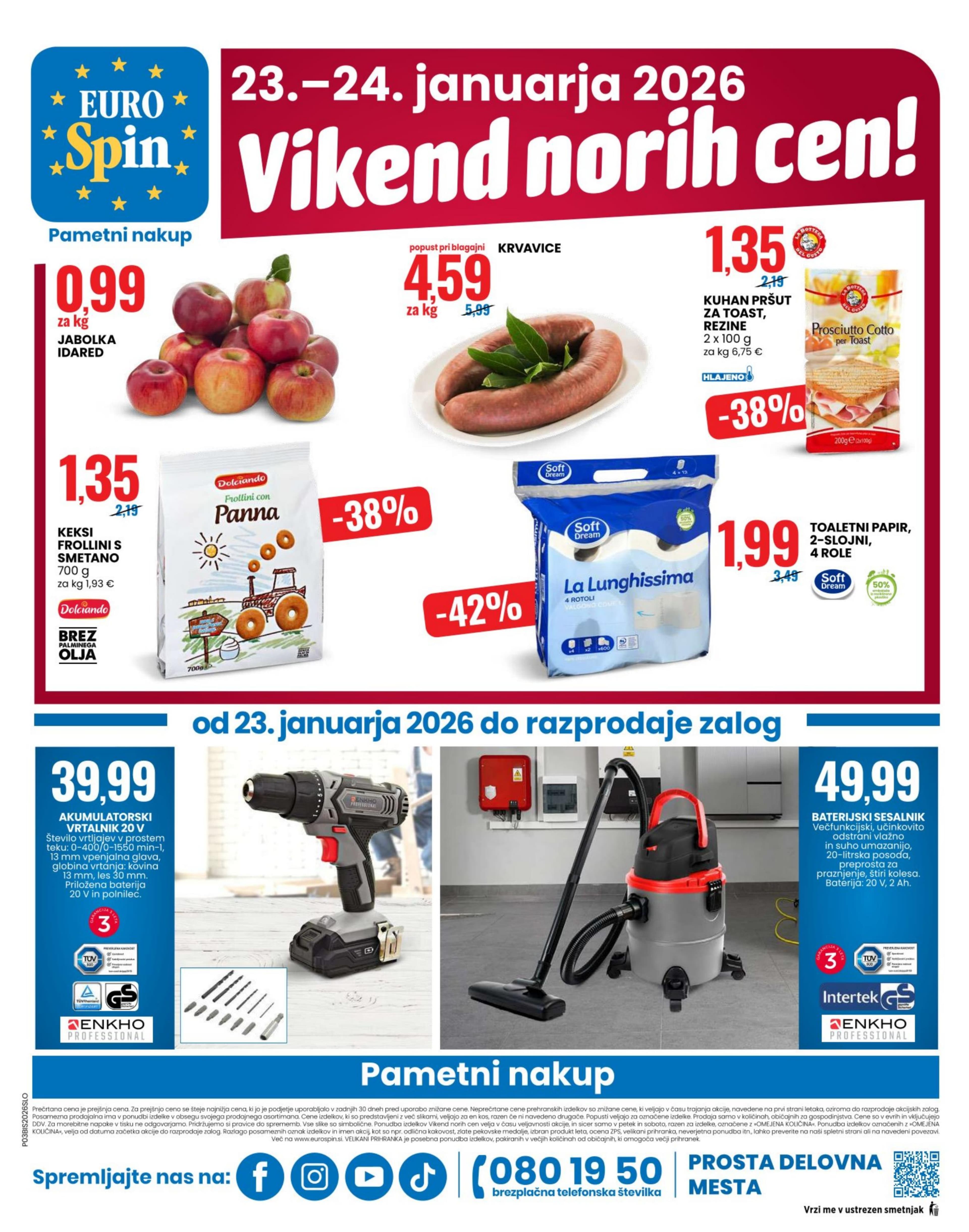 Stran 16. Eurospin kataloga - Akcija