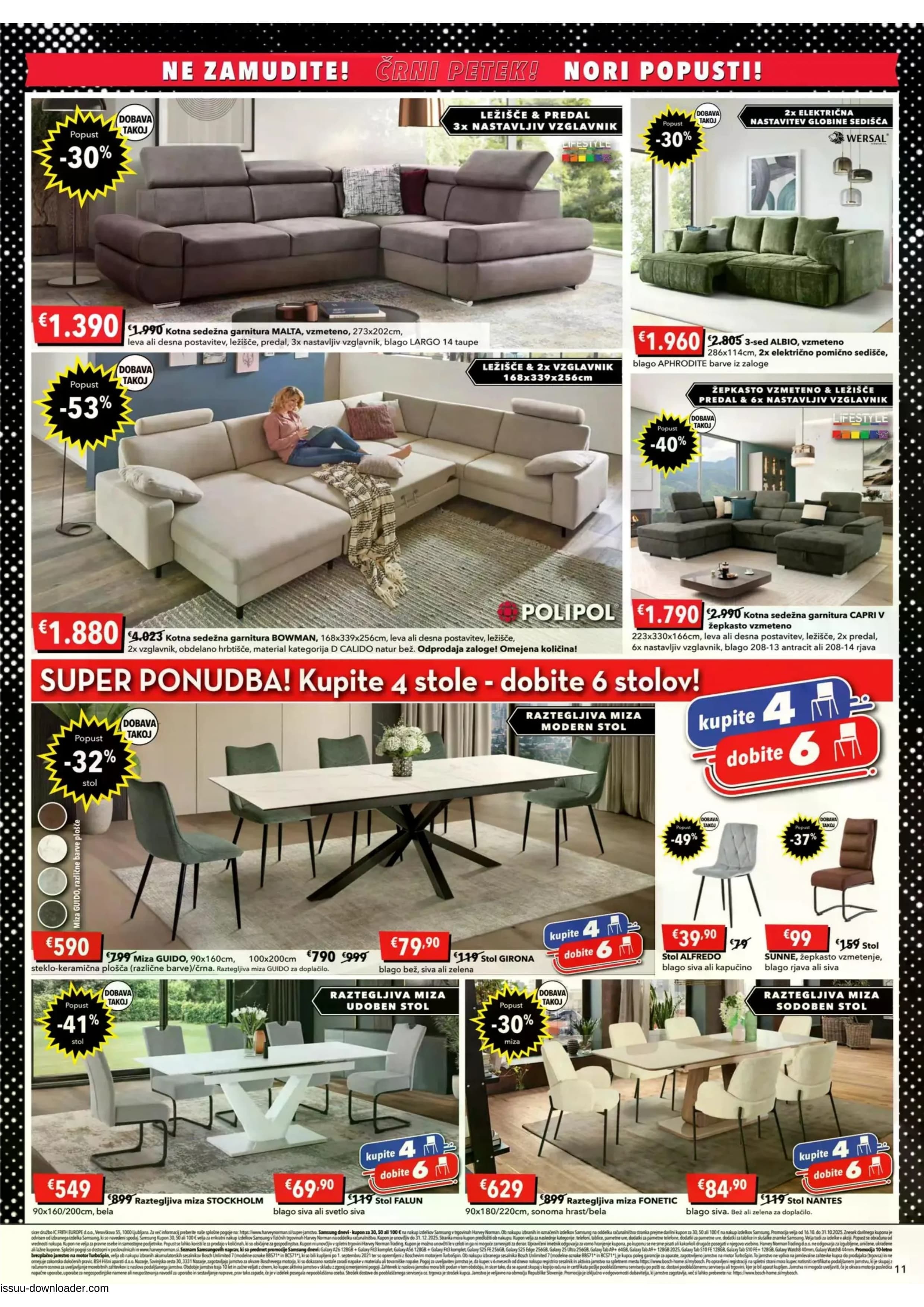 Stran 11. Harvey Norman kataloga - Akcije od 23.10. do 02.11.2025.