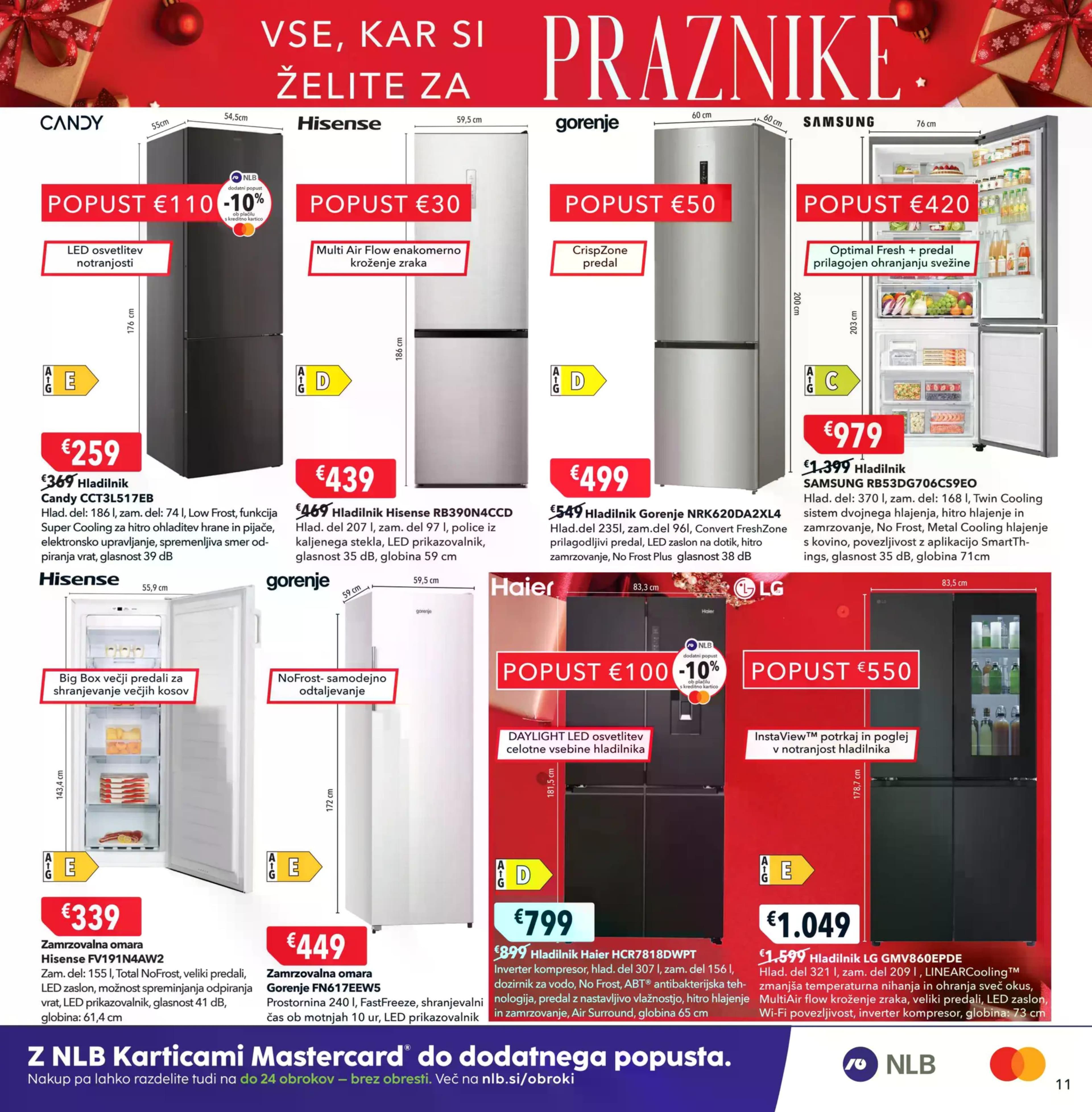 Stran 11. Harvey Norman kataloga - Akcije od 08.12. do 23.12.2025.