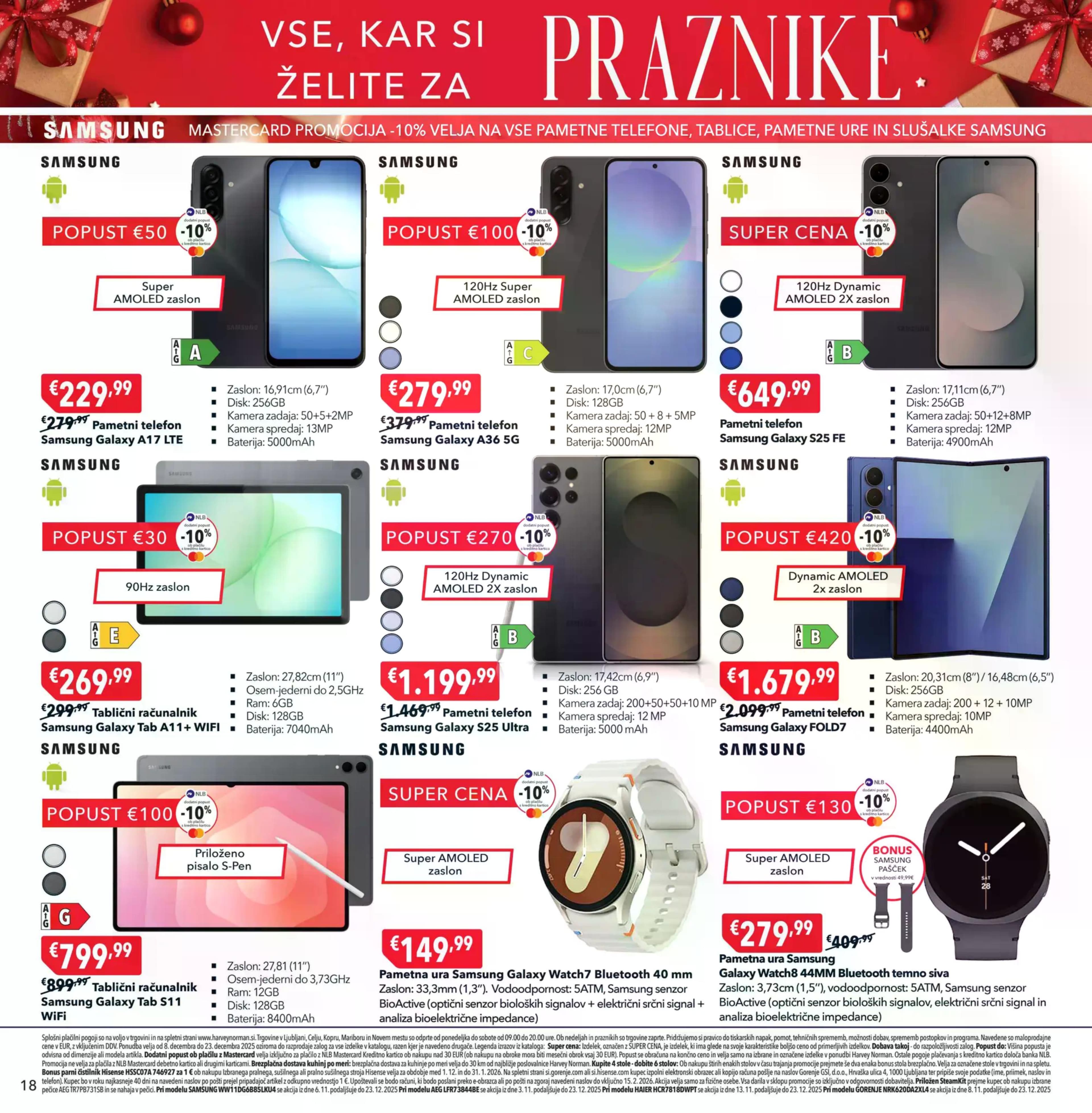 Stran 18. Harvey Norman kataloga - Akcije od 08.12. do 23.12.2025.