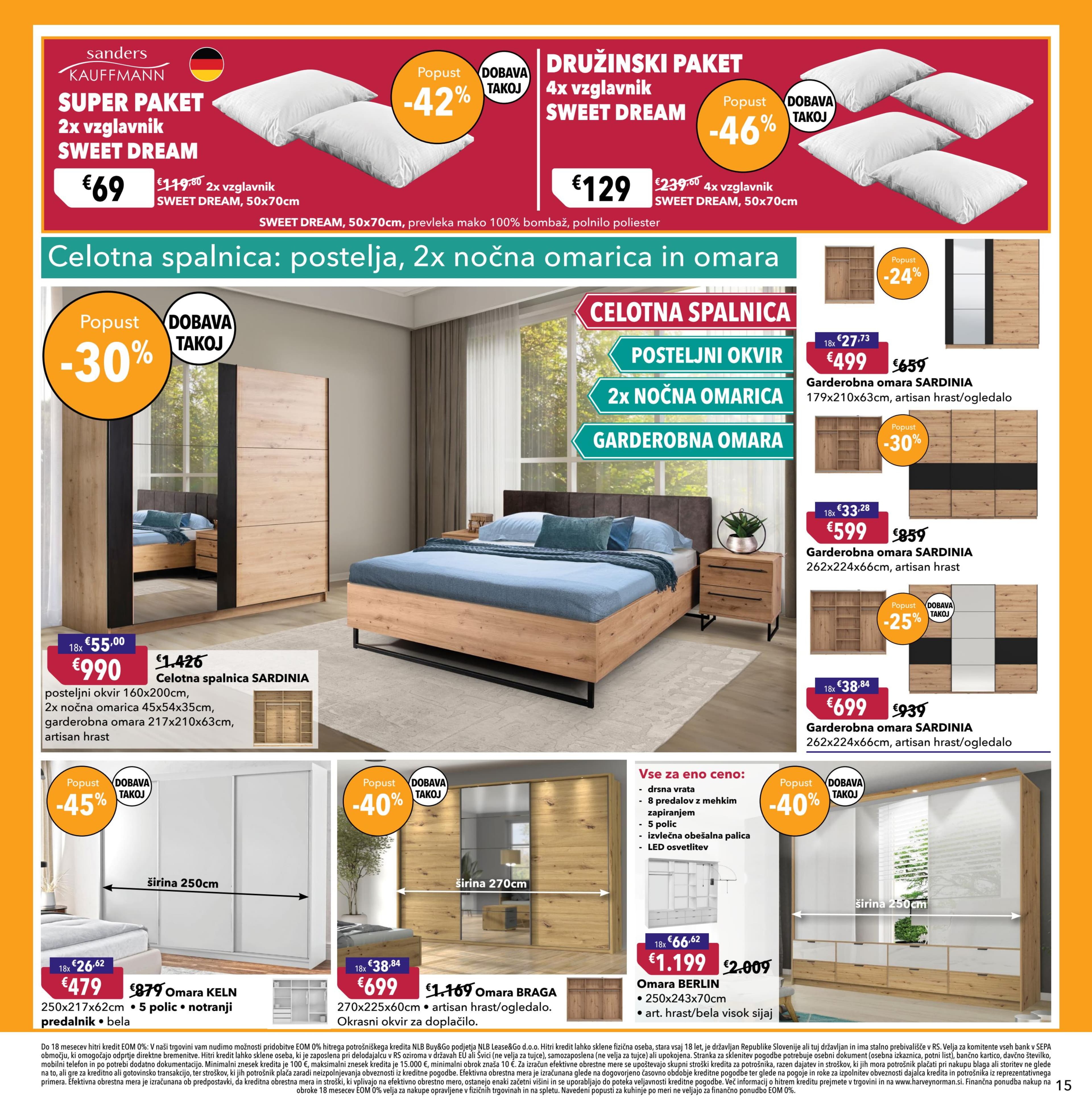 Stran 15. Harvey Norman kataloga - Nakupujte ugodno in kakovostno!