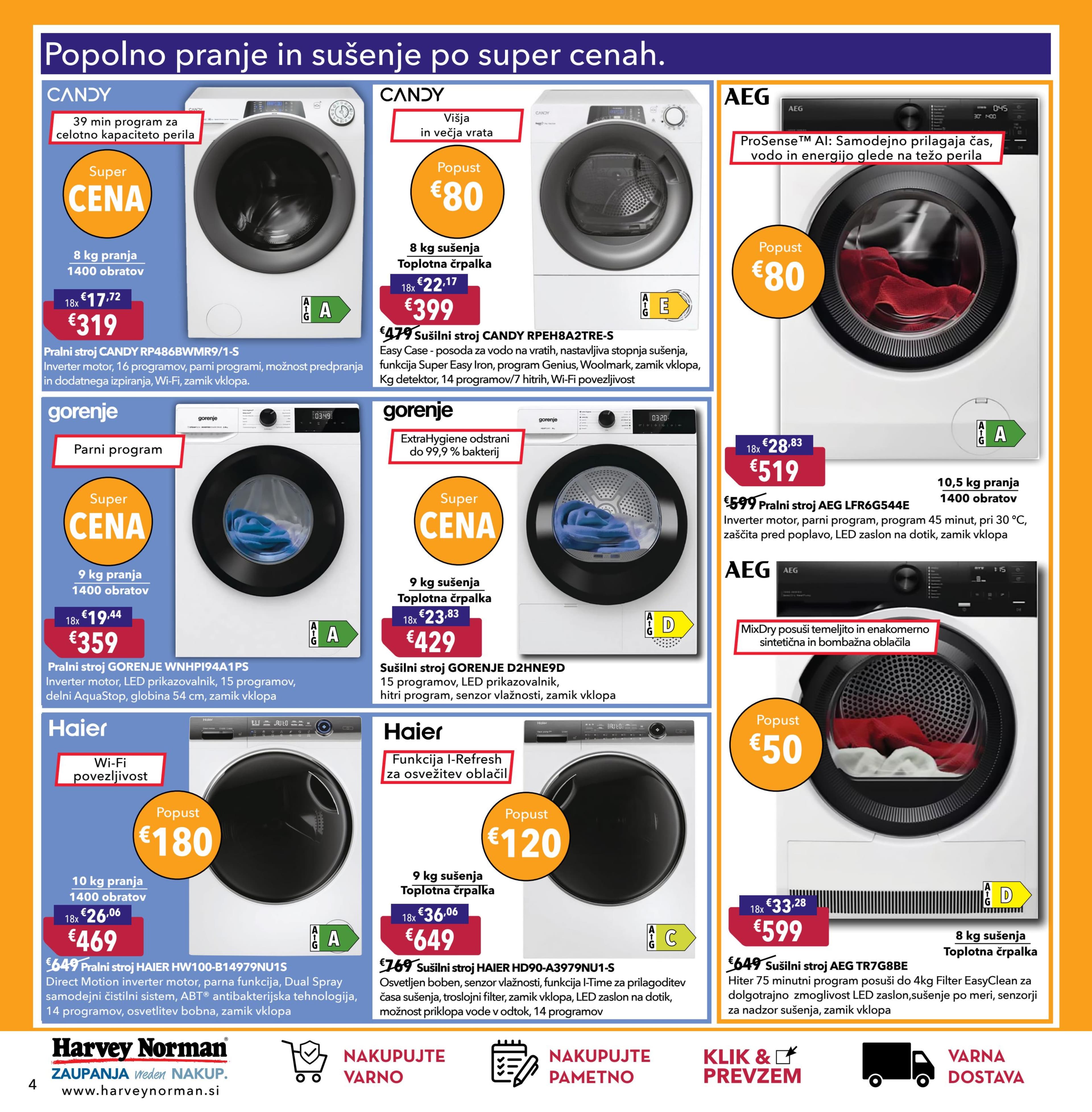 Stran 4. Harvey Norman kataloga - Nakupujte ugodno in kakovostno!