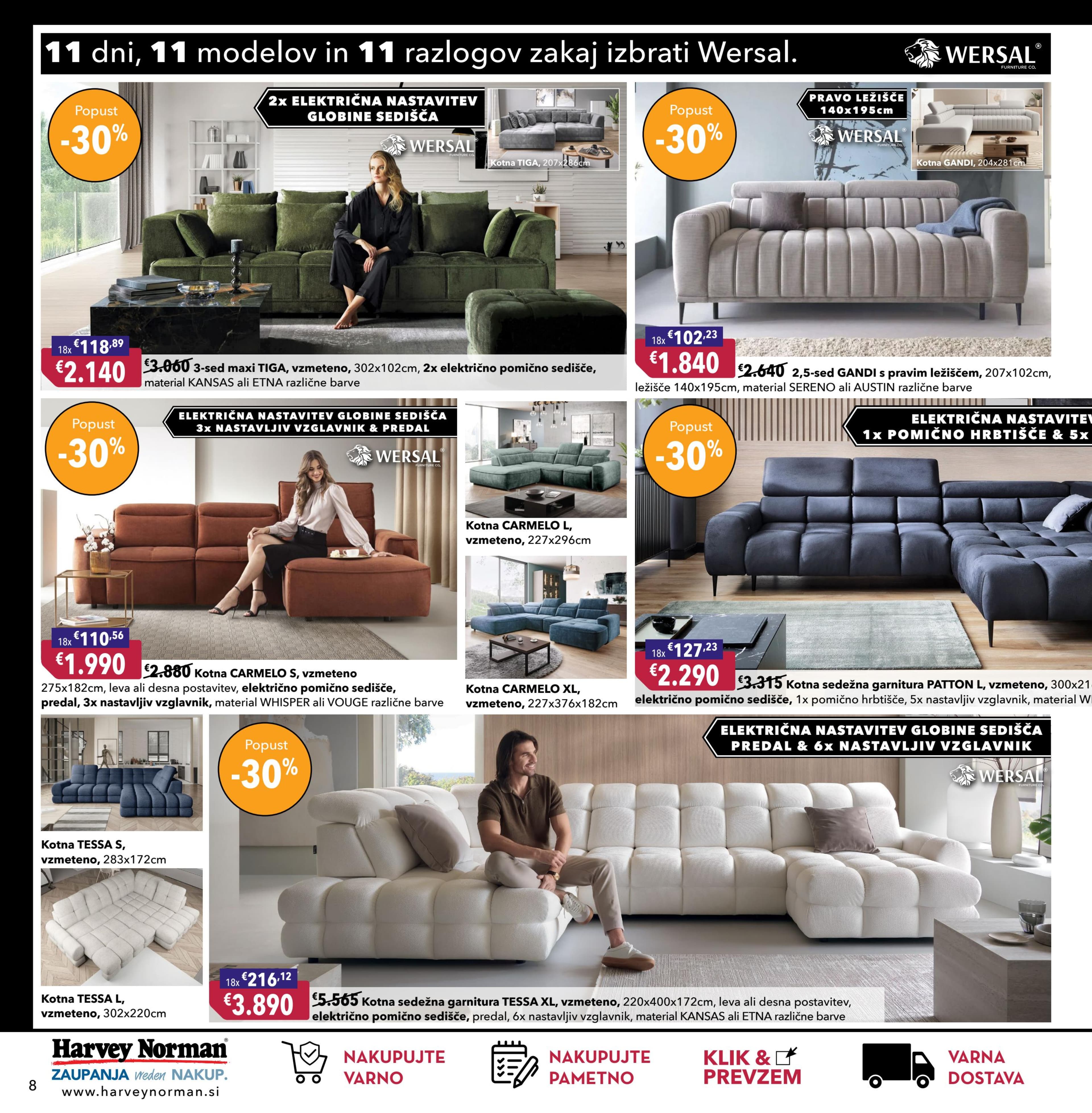 Stran 8. Harvey Norman kataloga - Nakupujte ugodno in kakovostno!